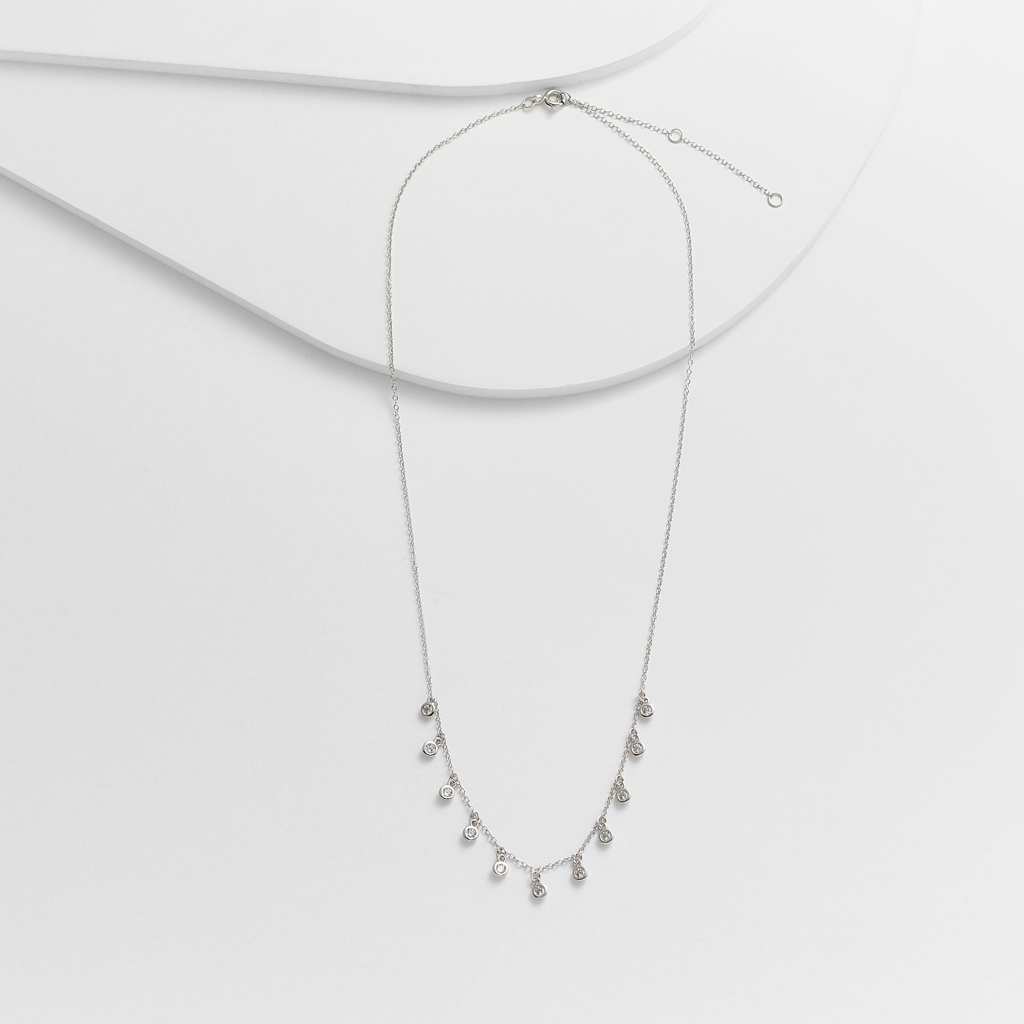 Necklace with Floating Charms