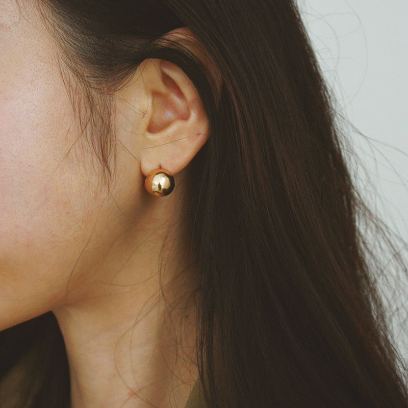 Teardrop Chunky Hoop Earrings