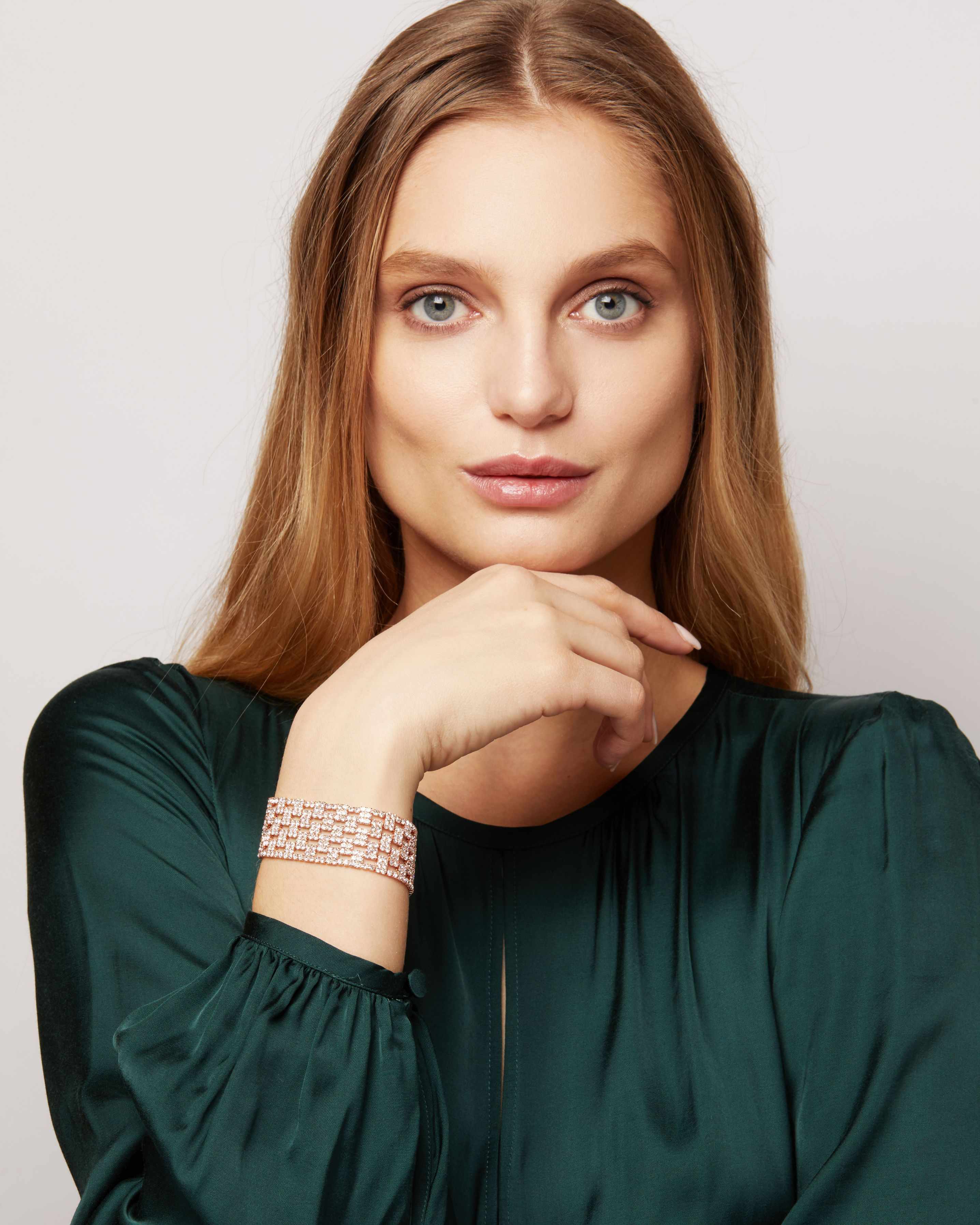 Alisa Thin Band Mesh Bracelet
