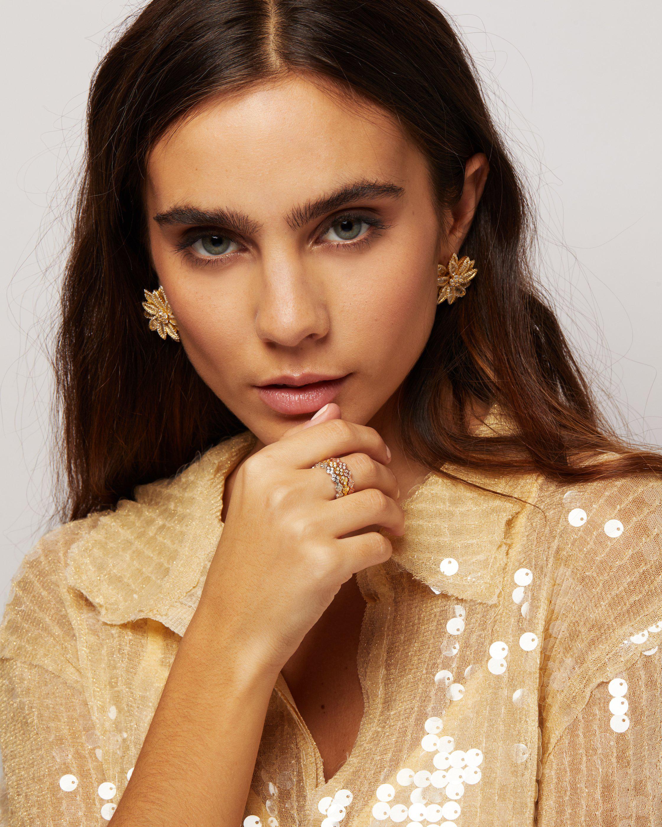 Alexis Tri-color Stackable Ring Set