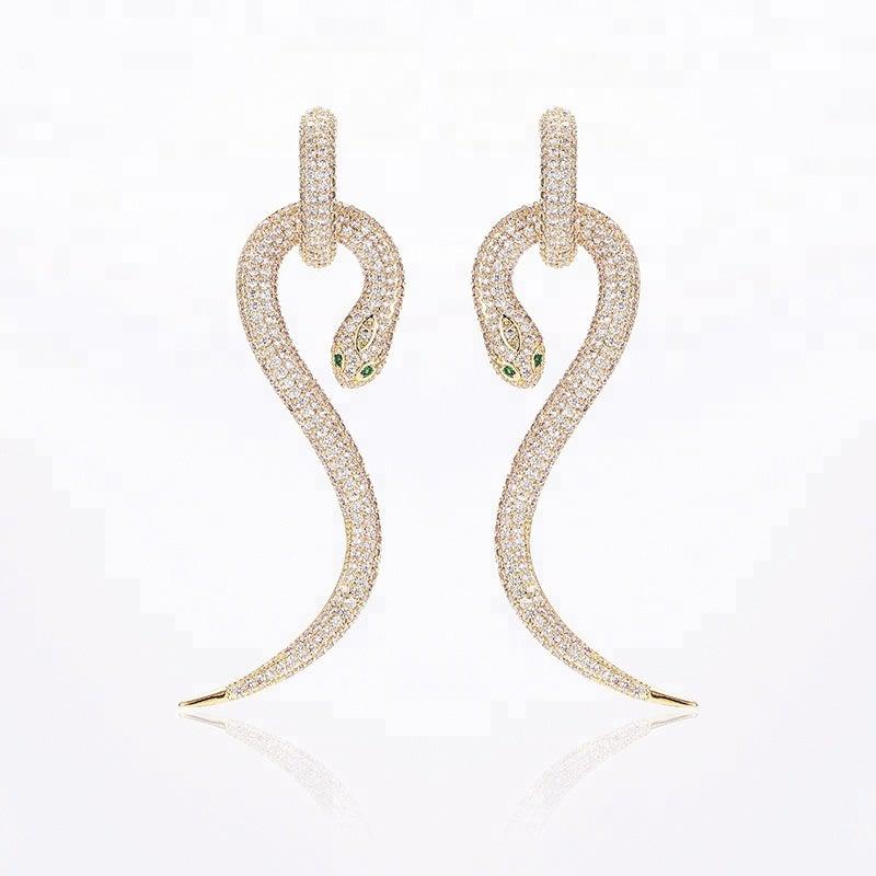 Amiga Exotic Serpent Dangling Earrings