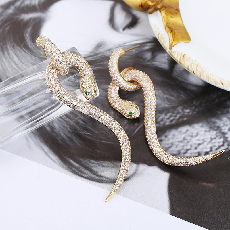 Amiga Exotic Serpent Dangling Earrings