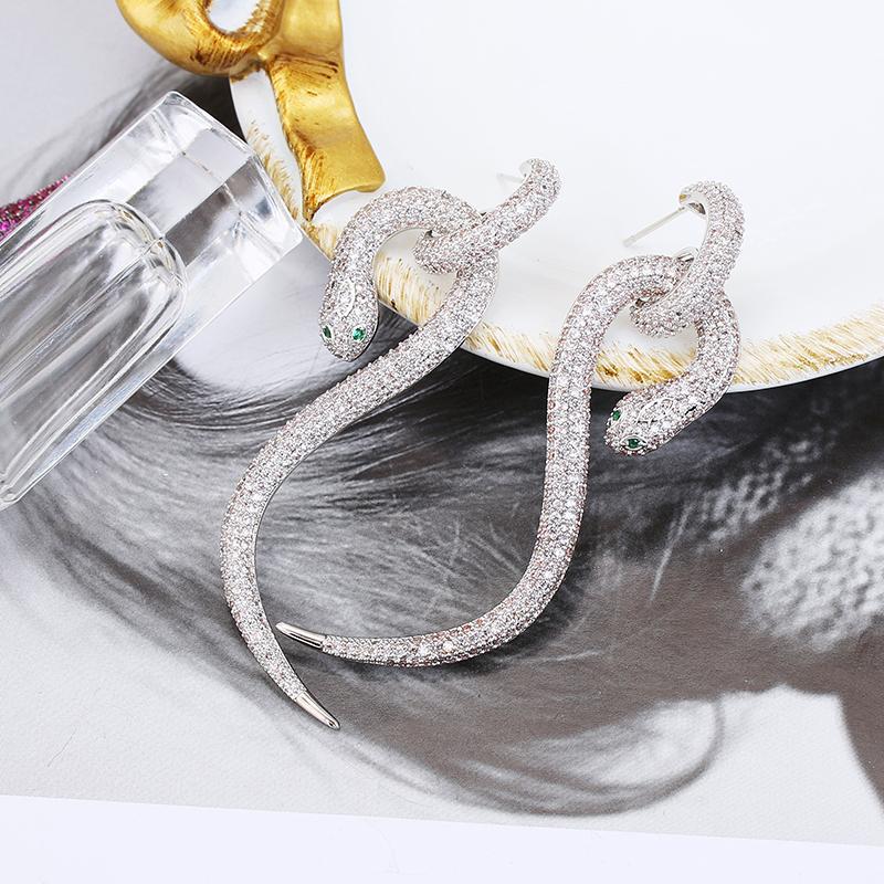 Amiga Exotic Serpent Dangling Earrings