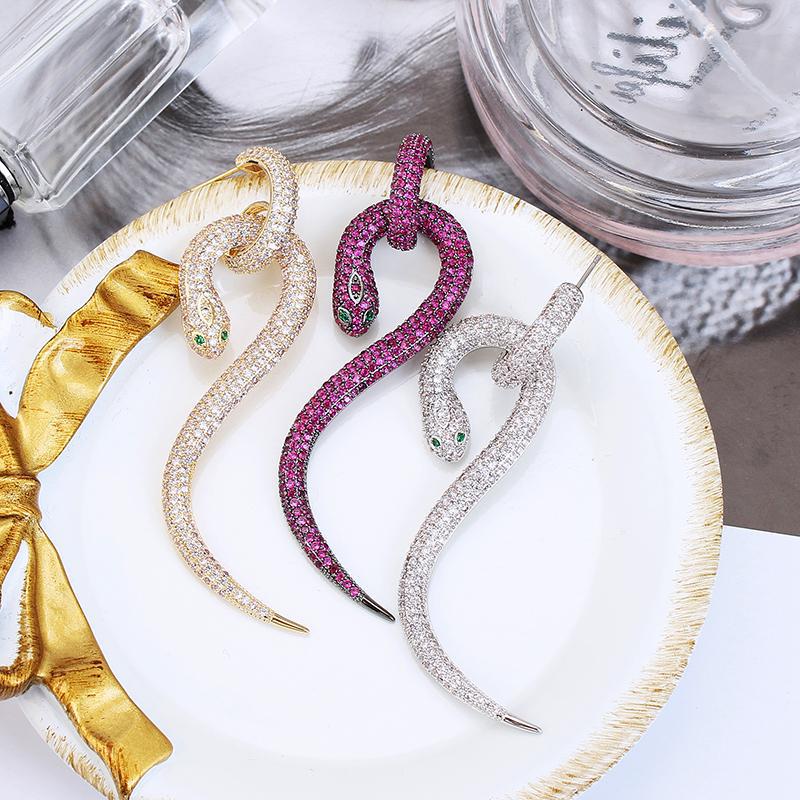 Amiga Exotic Serpent Dangling Earrings