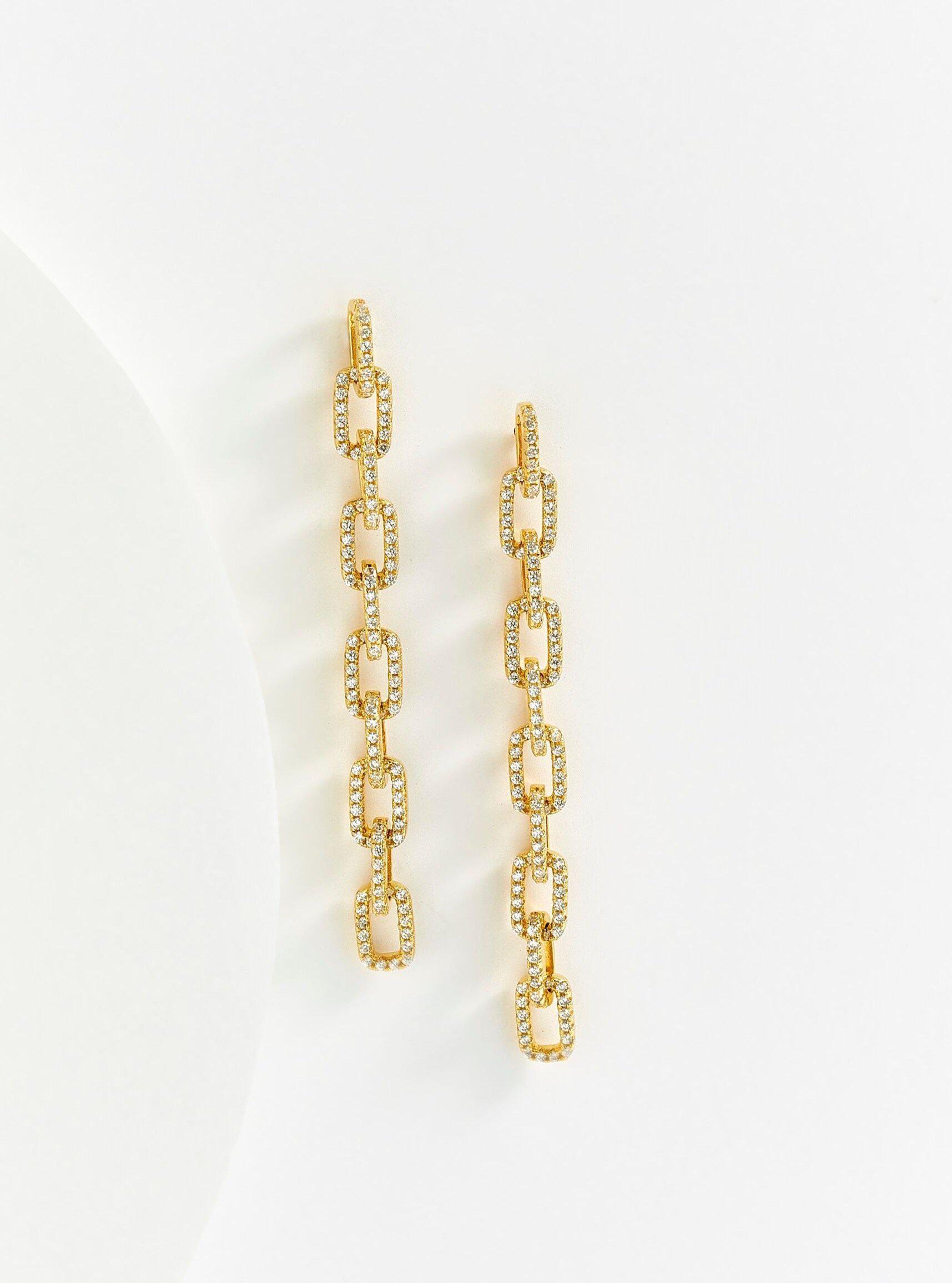 Alyce Dangling Chain Earrings