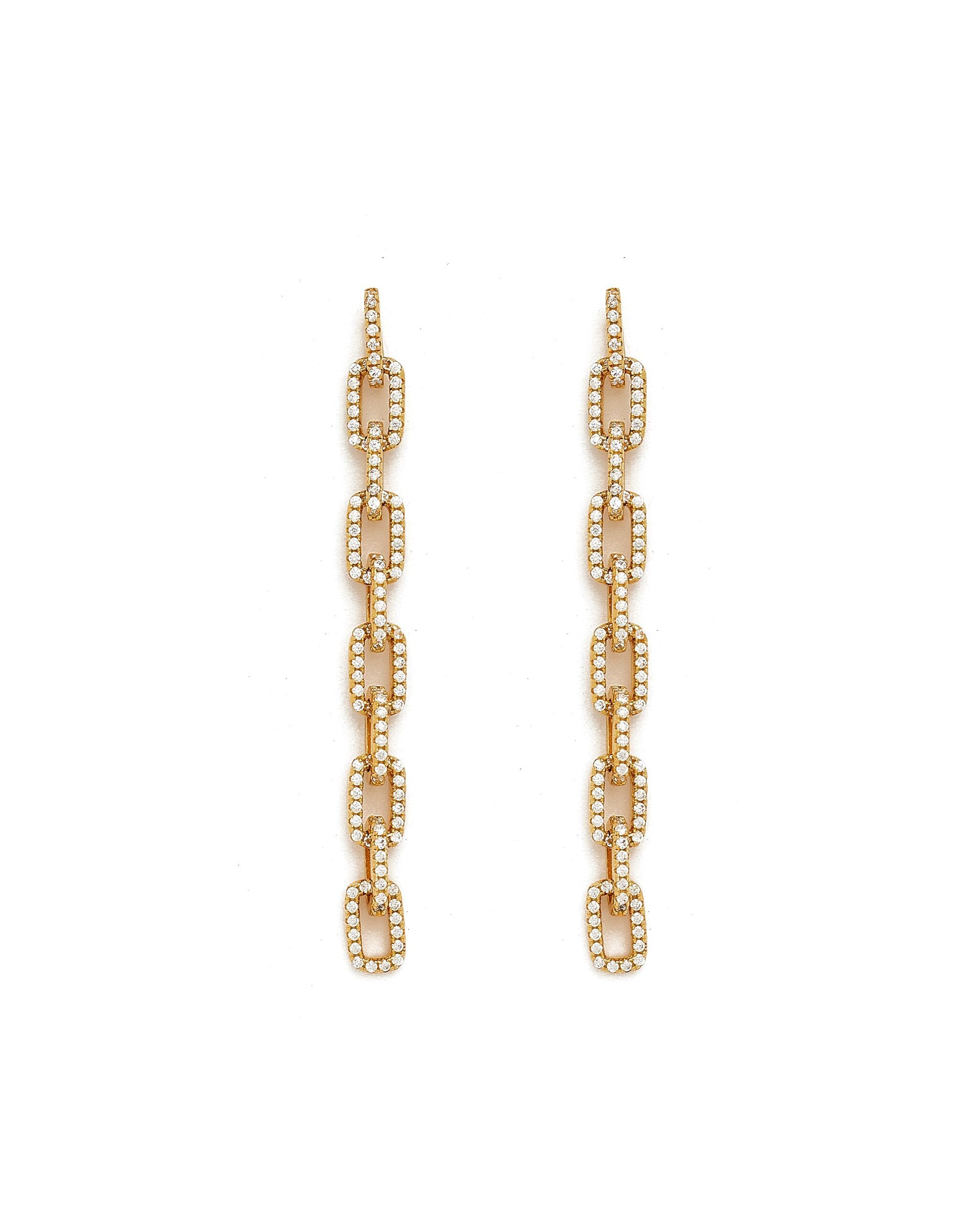 Alyce Dangling Chain Earrings
