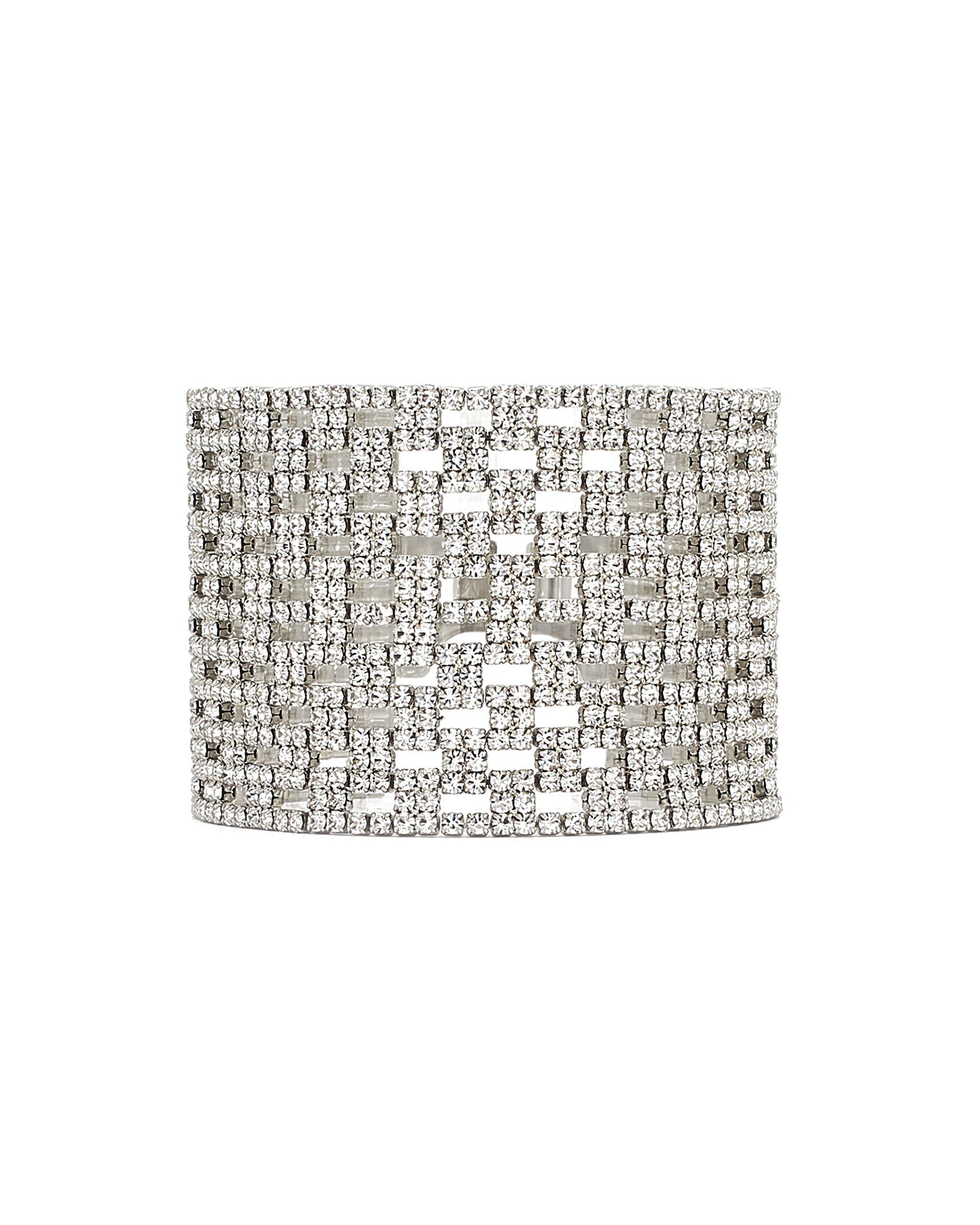 Alisa Wide Band Mesh Bracelet