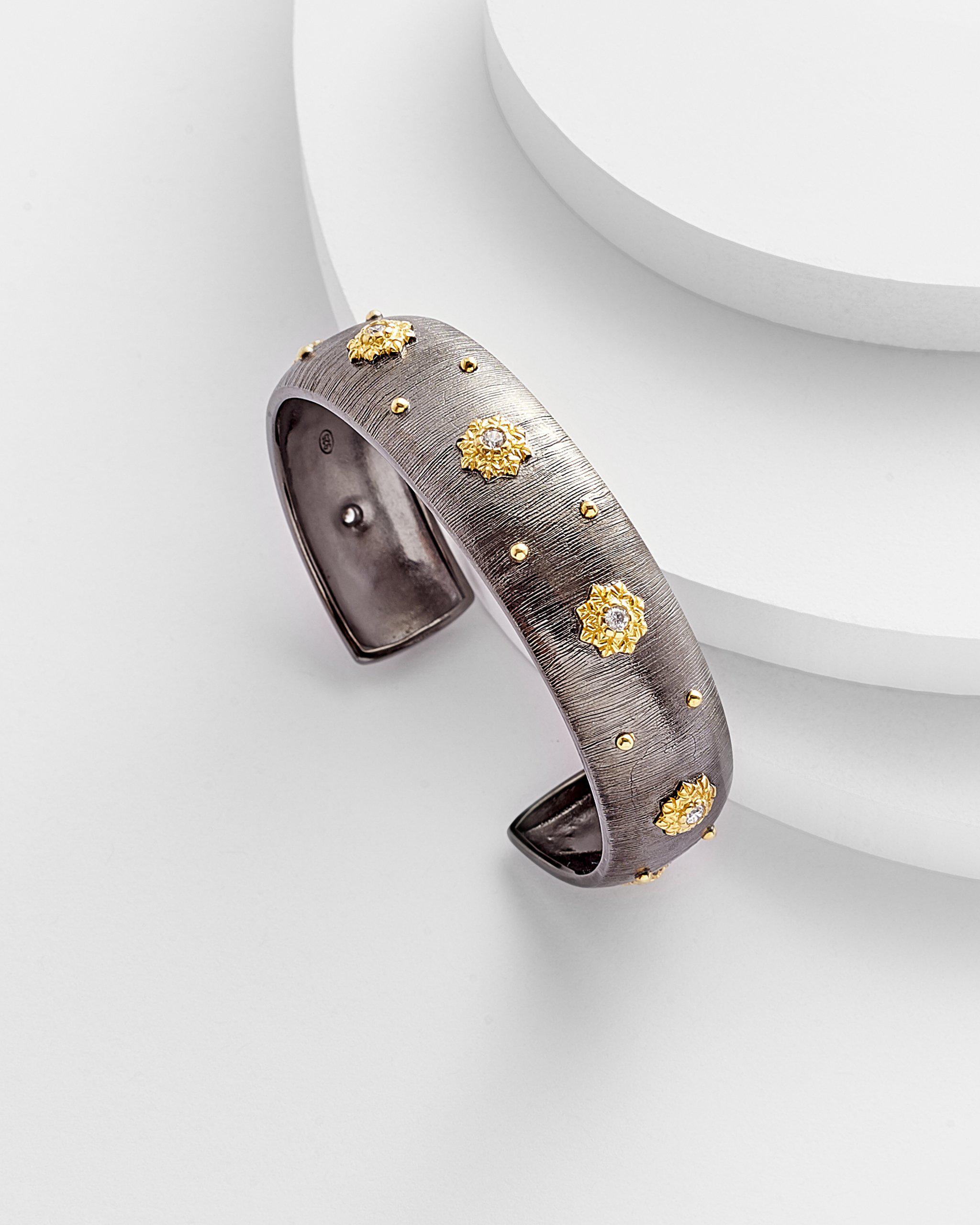 CARLOTTA Antique Gold Brushed Cuff