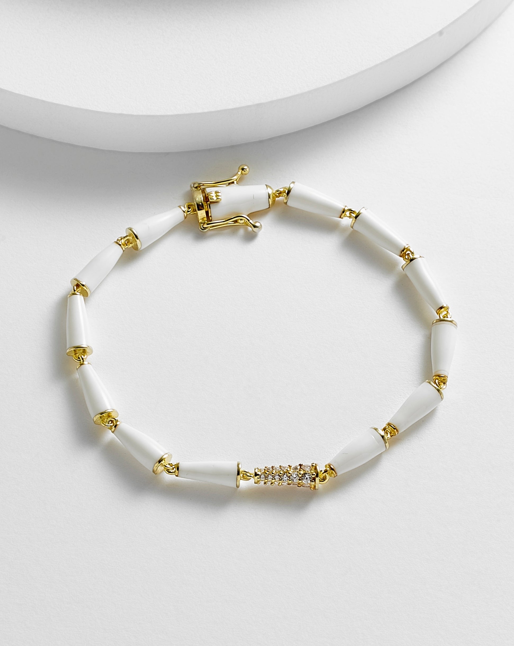 Enamel Link Bracelet