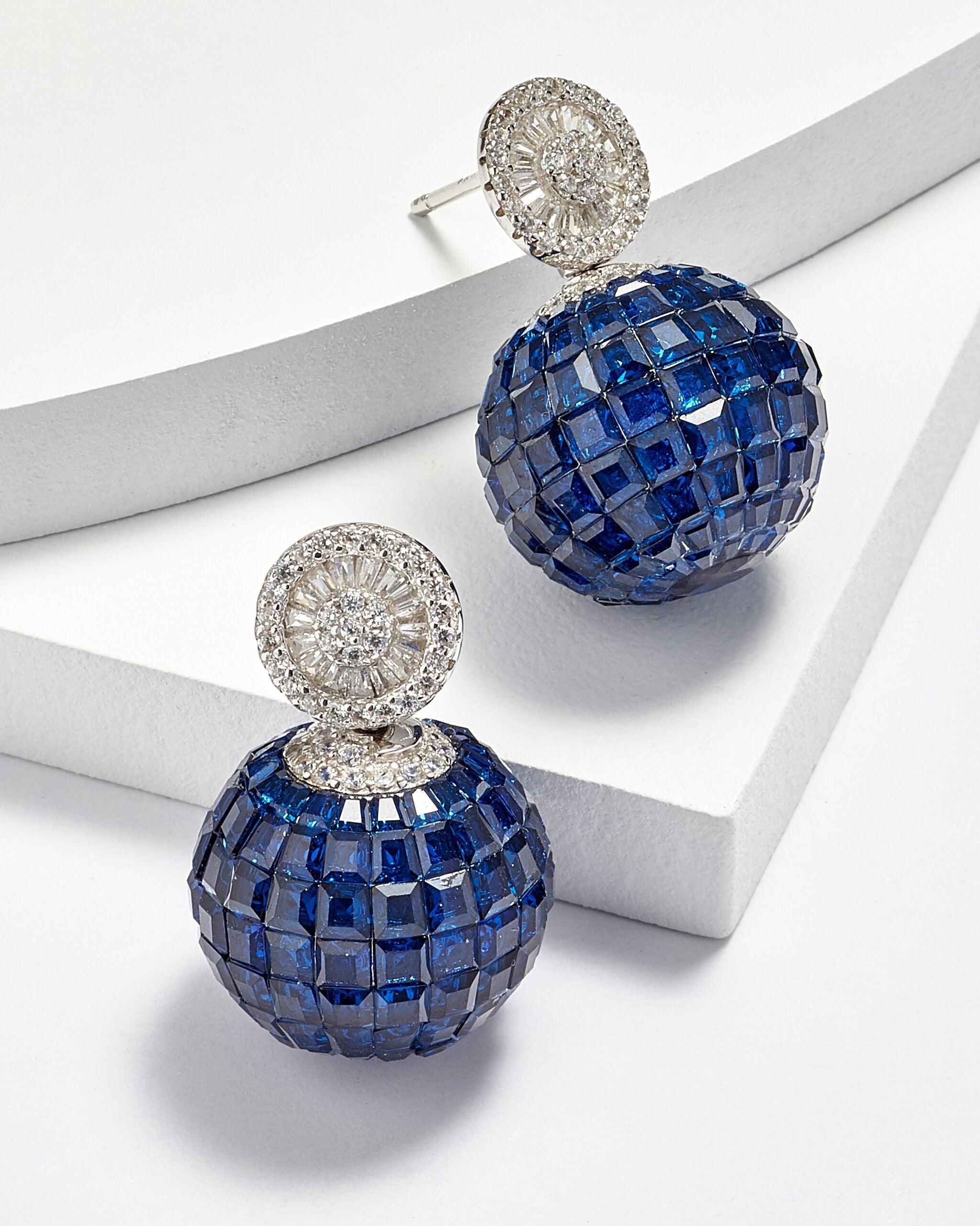 Sophia Crystal Ball Earrings
