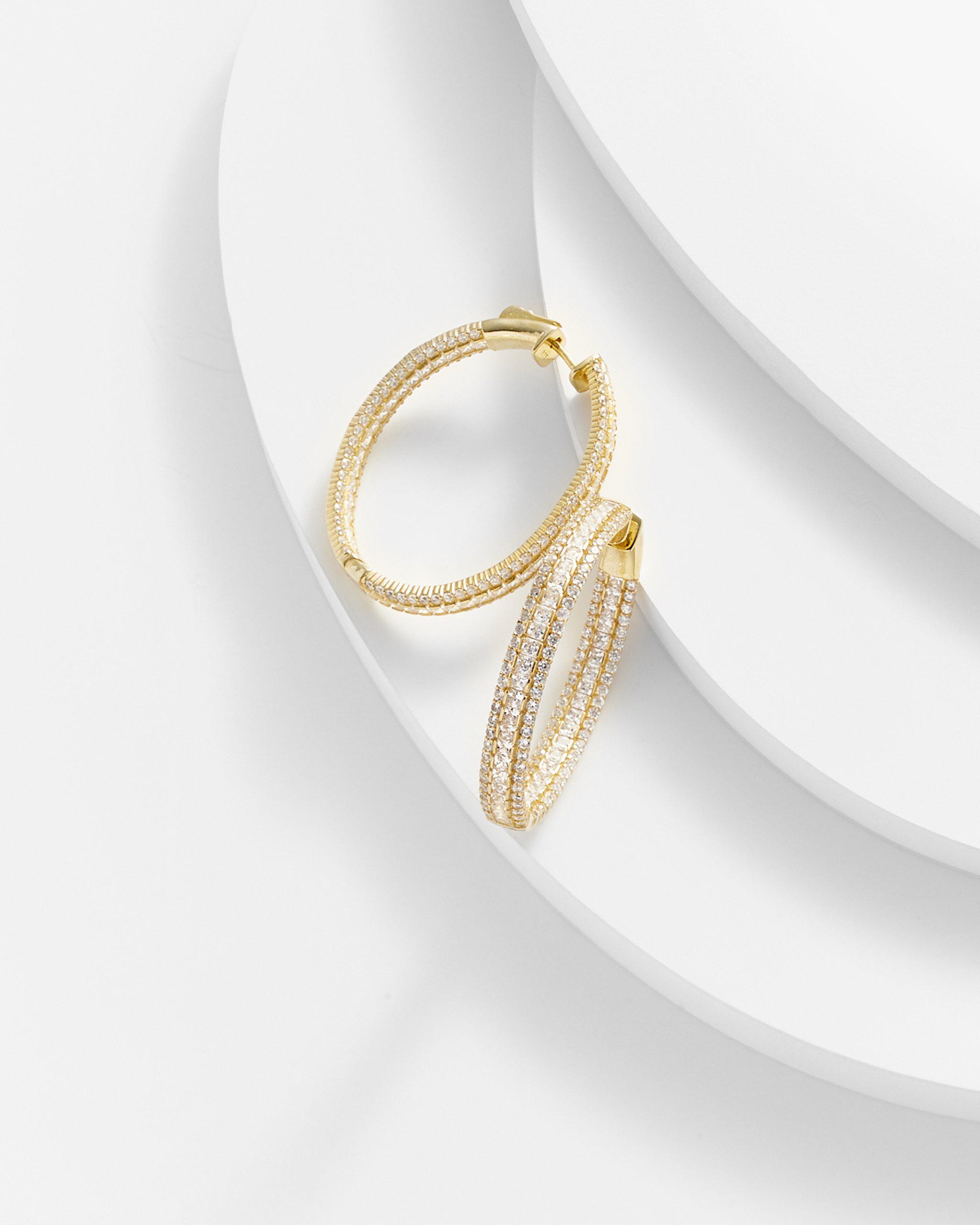 Clarrisa Oval Hoop Earrings