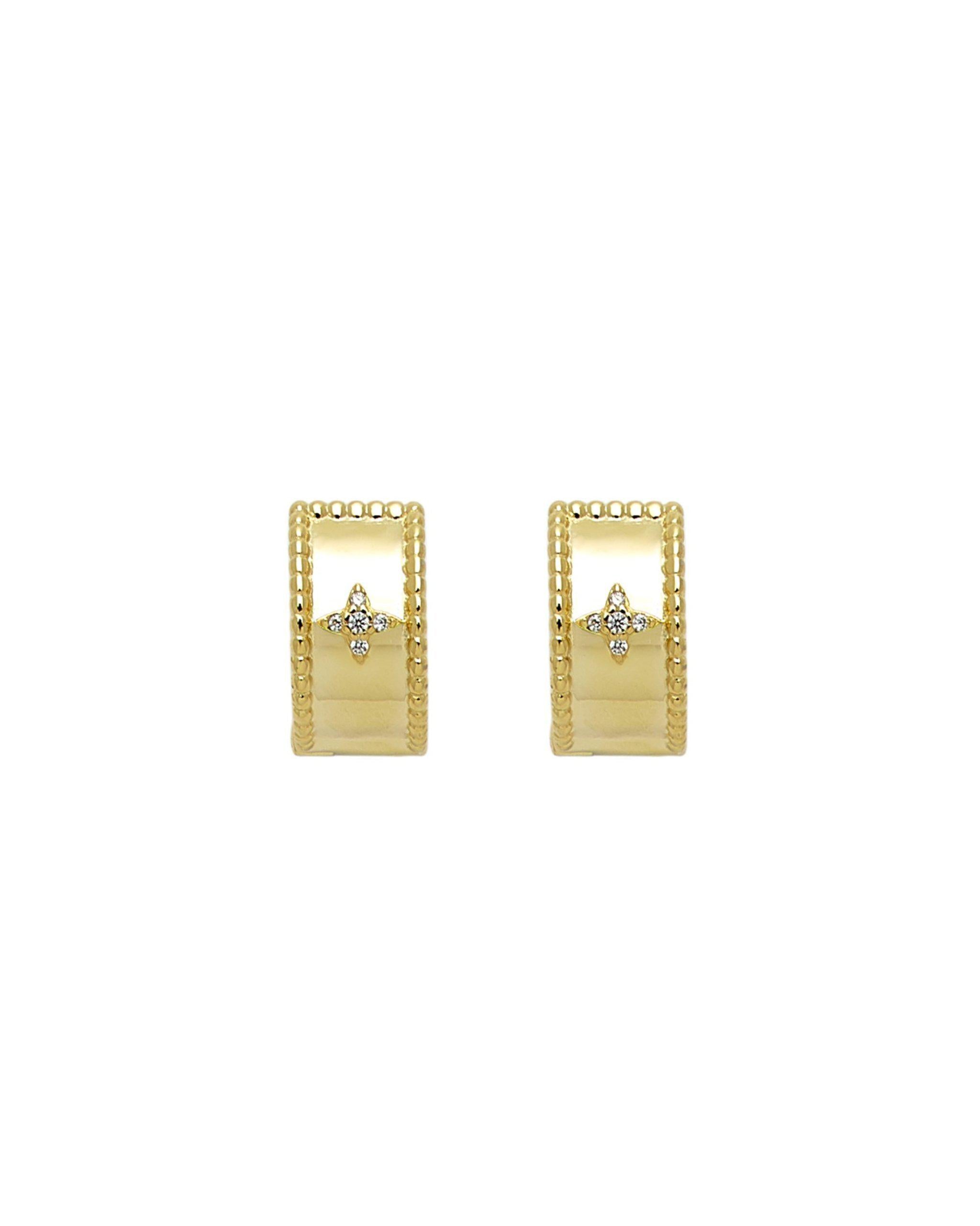 Alfreda Small Cuff Star Earrings