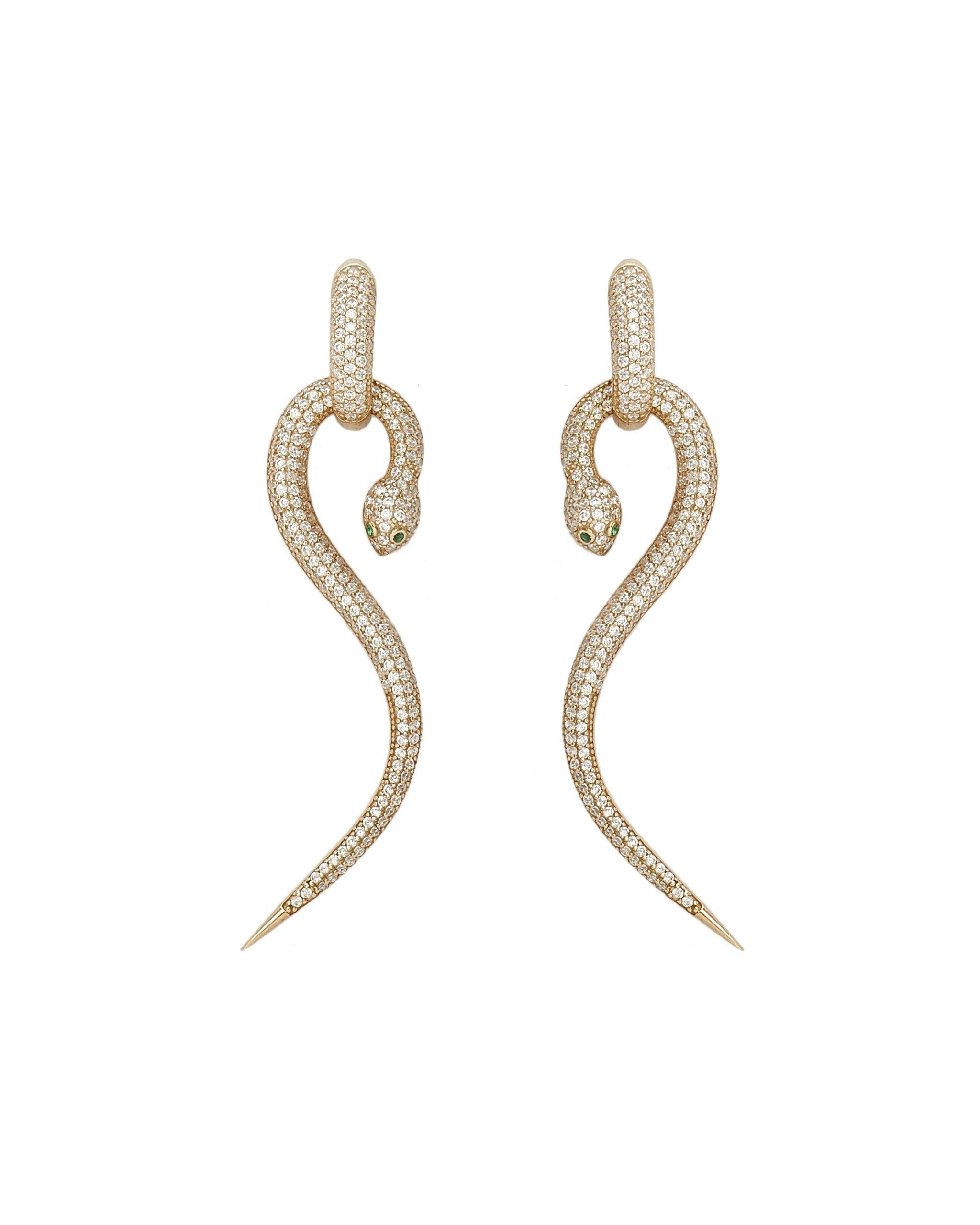 Amiga Exotic Serpent Dangling Earrings