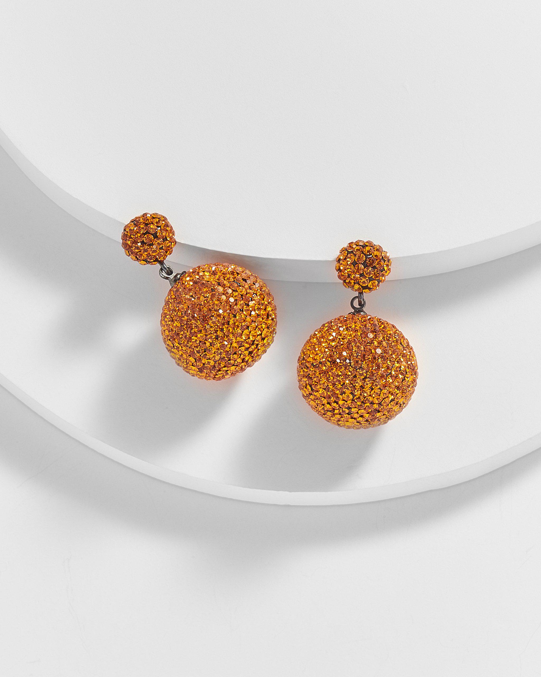 Doris Hematite Ball Drop Earrings