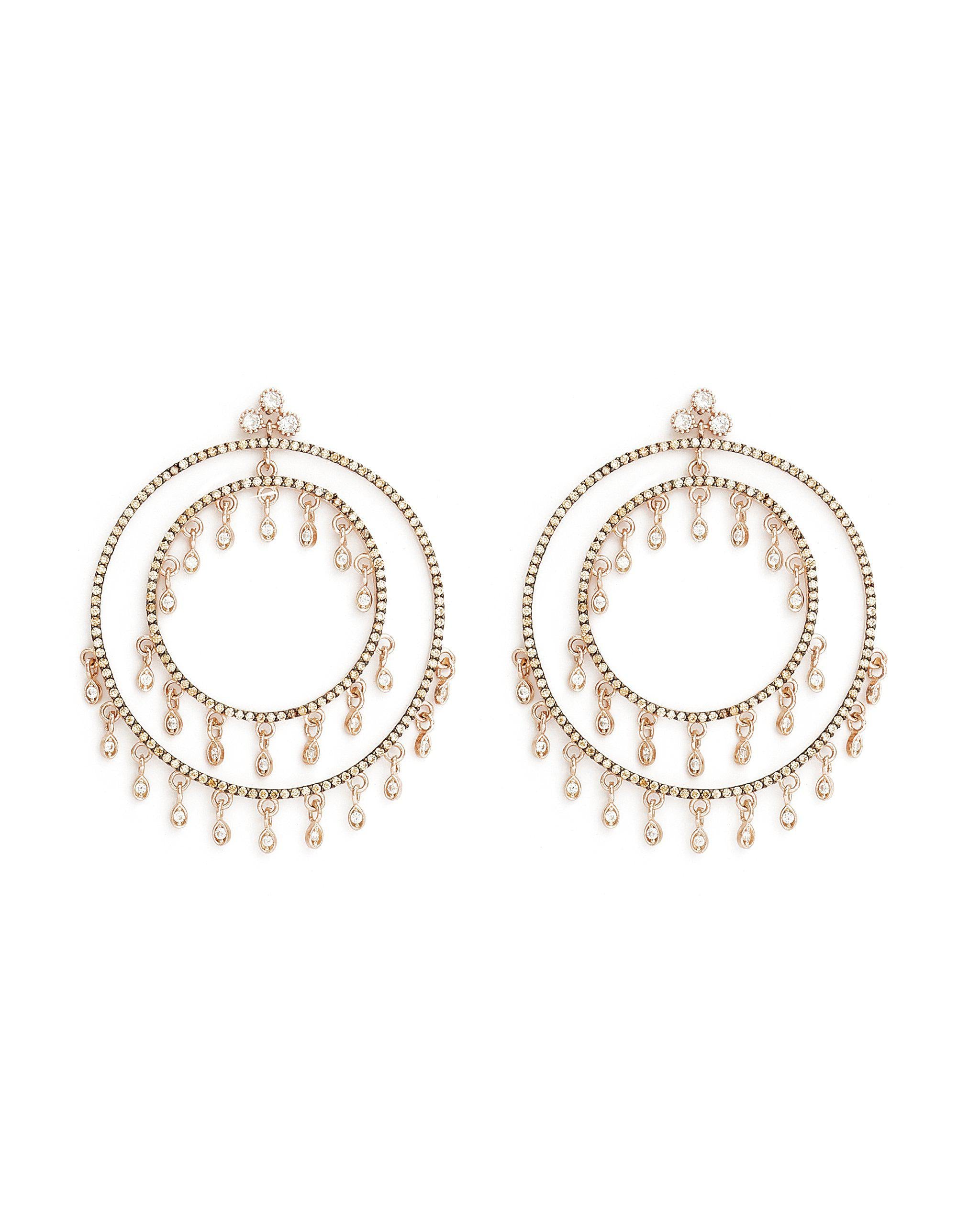 Andria Sparkling Rain Drop Chandelier Dangle Earrings