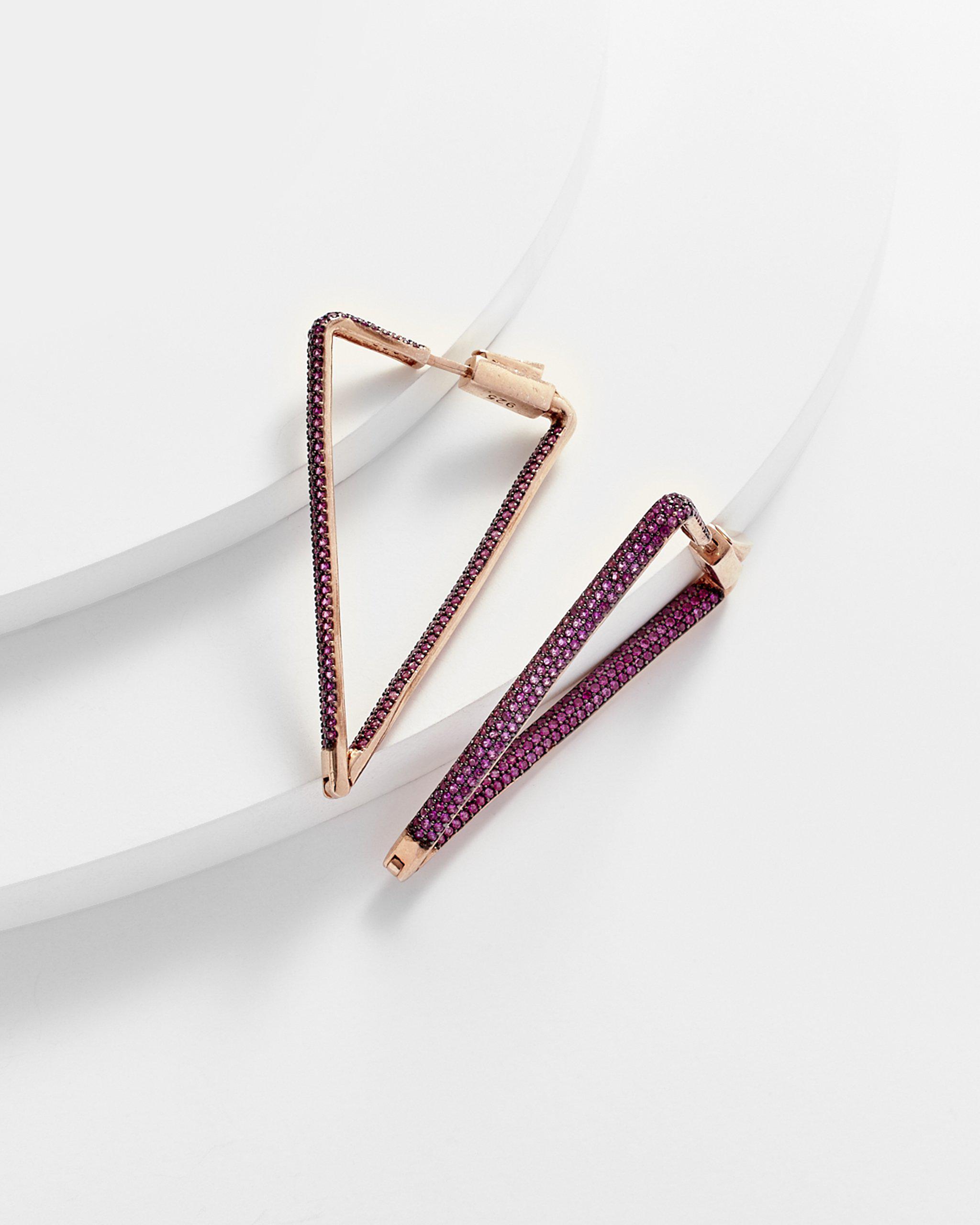 Tara Triangle Earrings