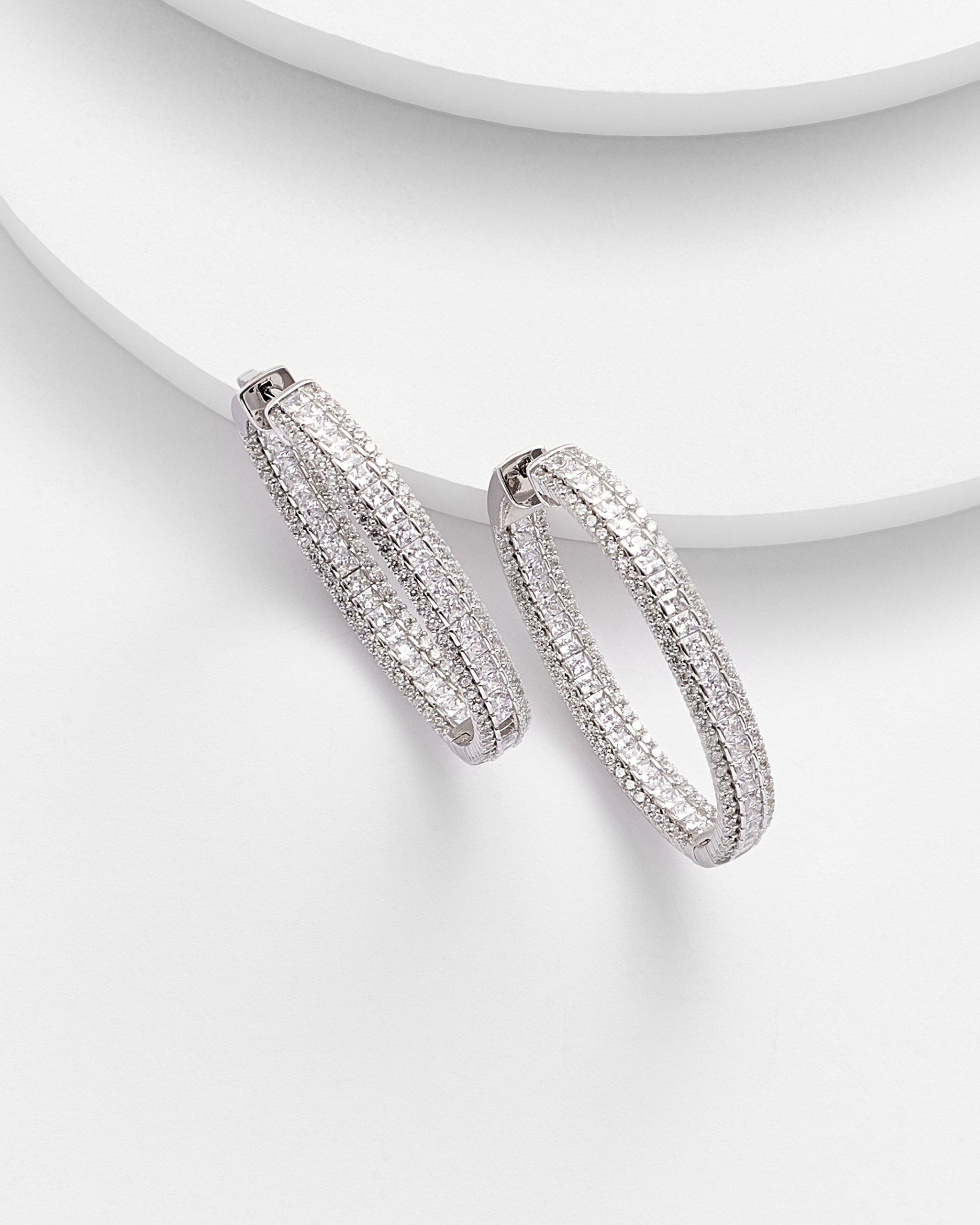 Clarrisa Oval Hoop Earrings