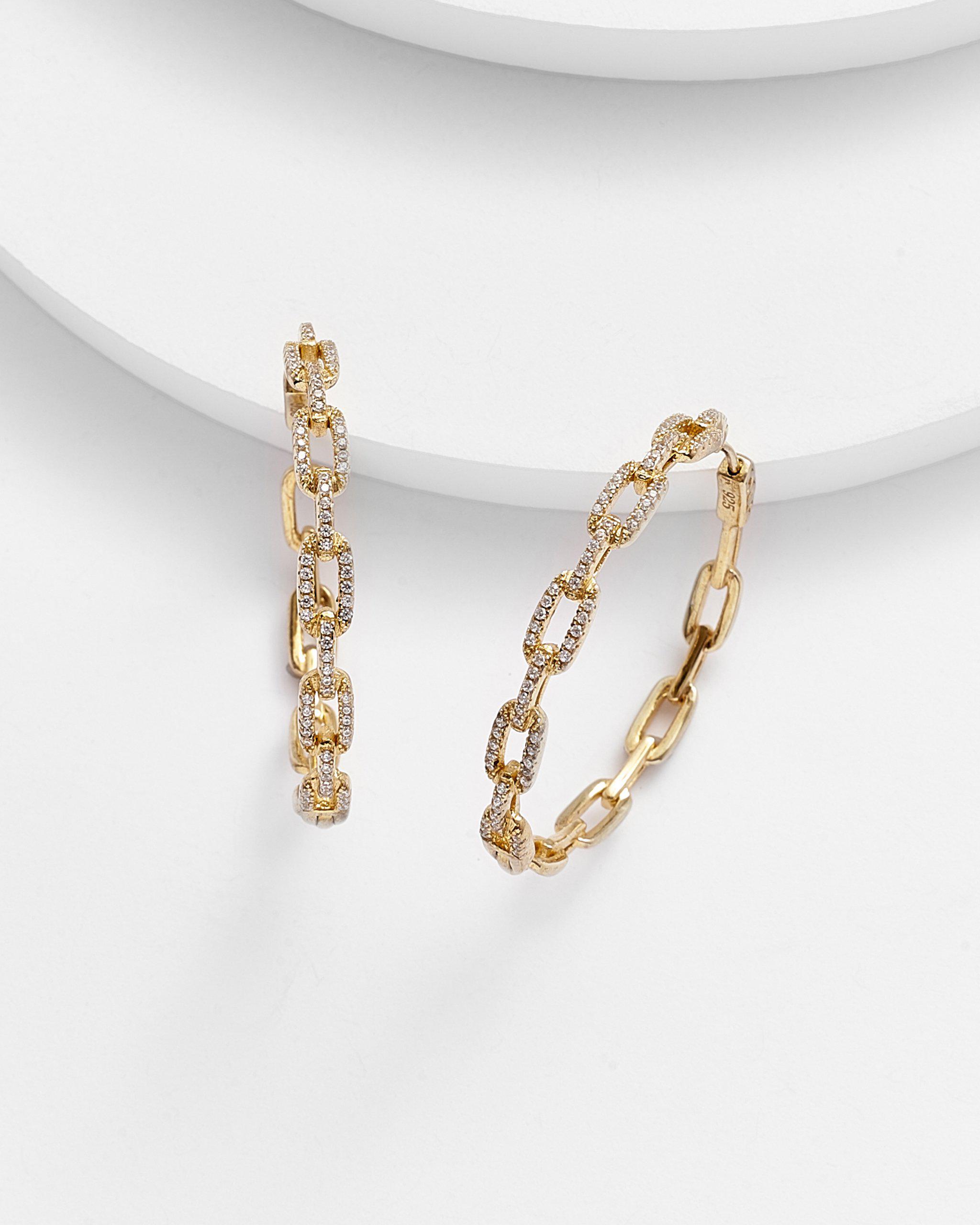 ALYCE Chain Link Hoops