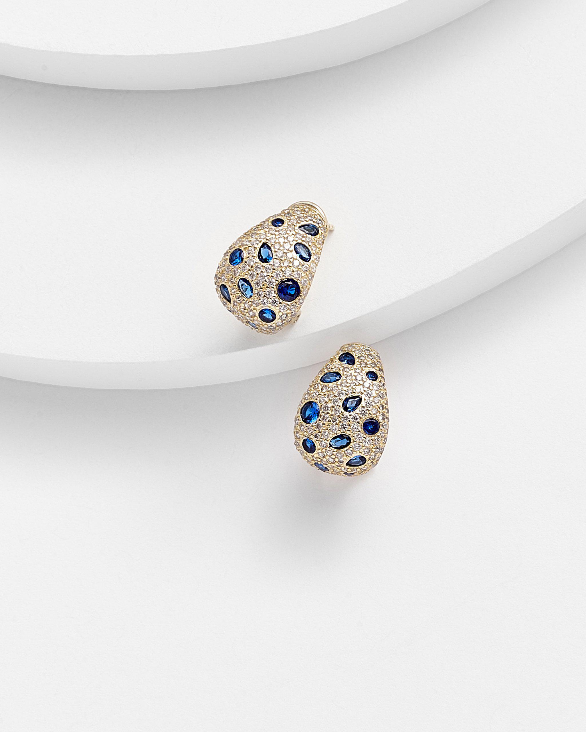 Alexandra Colorful Rhinestone Earrings