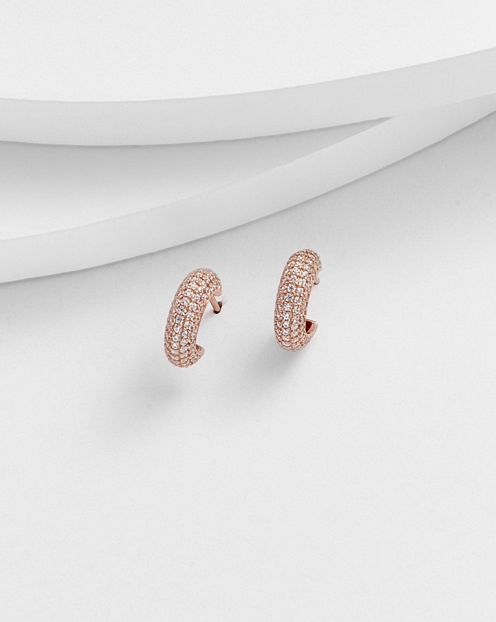 ELSIE Pave Ear Huggers