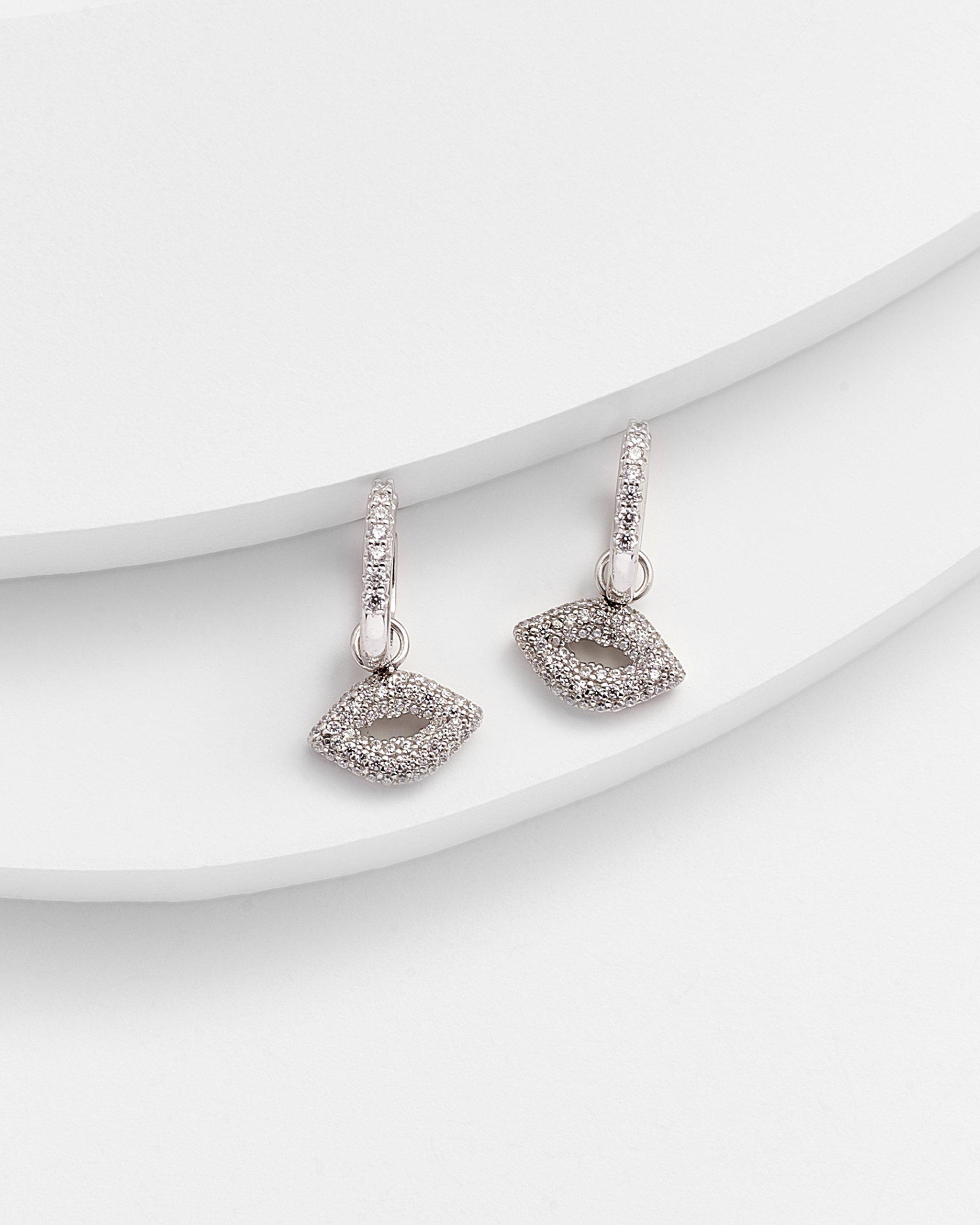 KISS ME Drop Ear Huggers