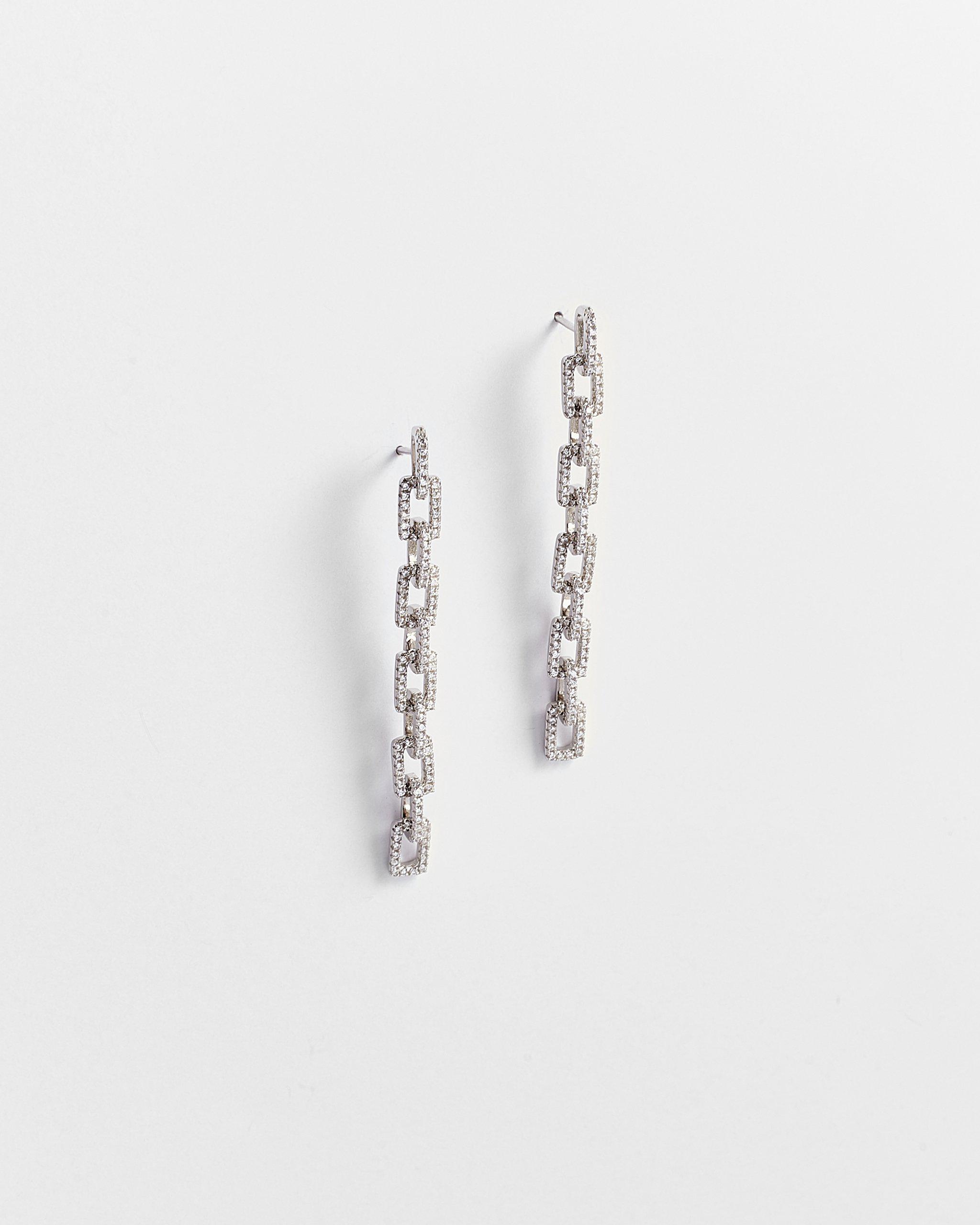 Alyce Dangling Chain Earrings