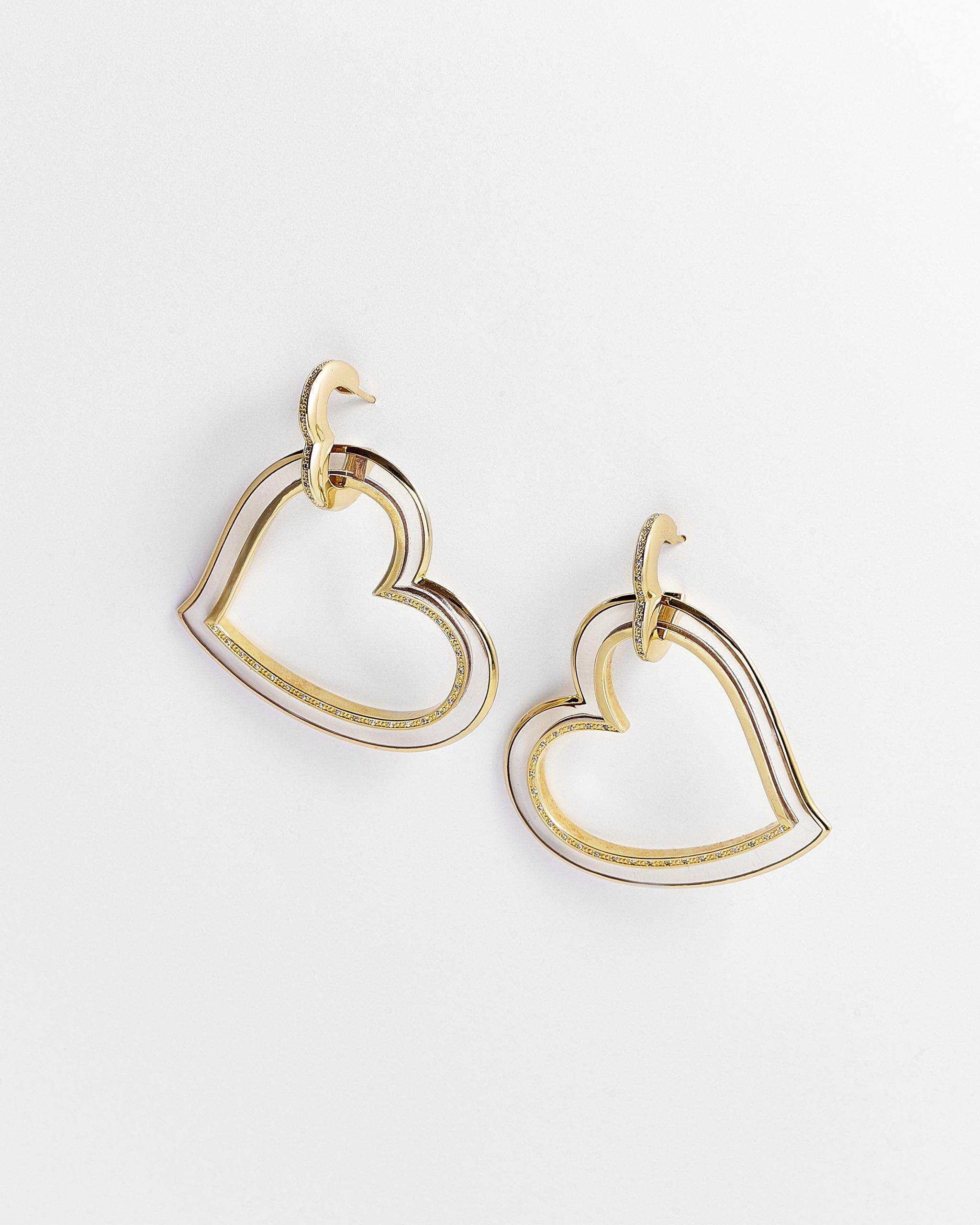 ELYSIA Heart Hoop Earrings