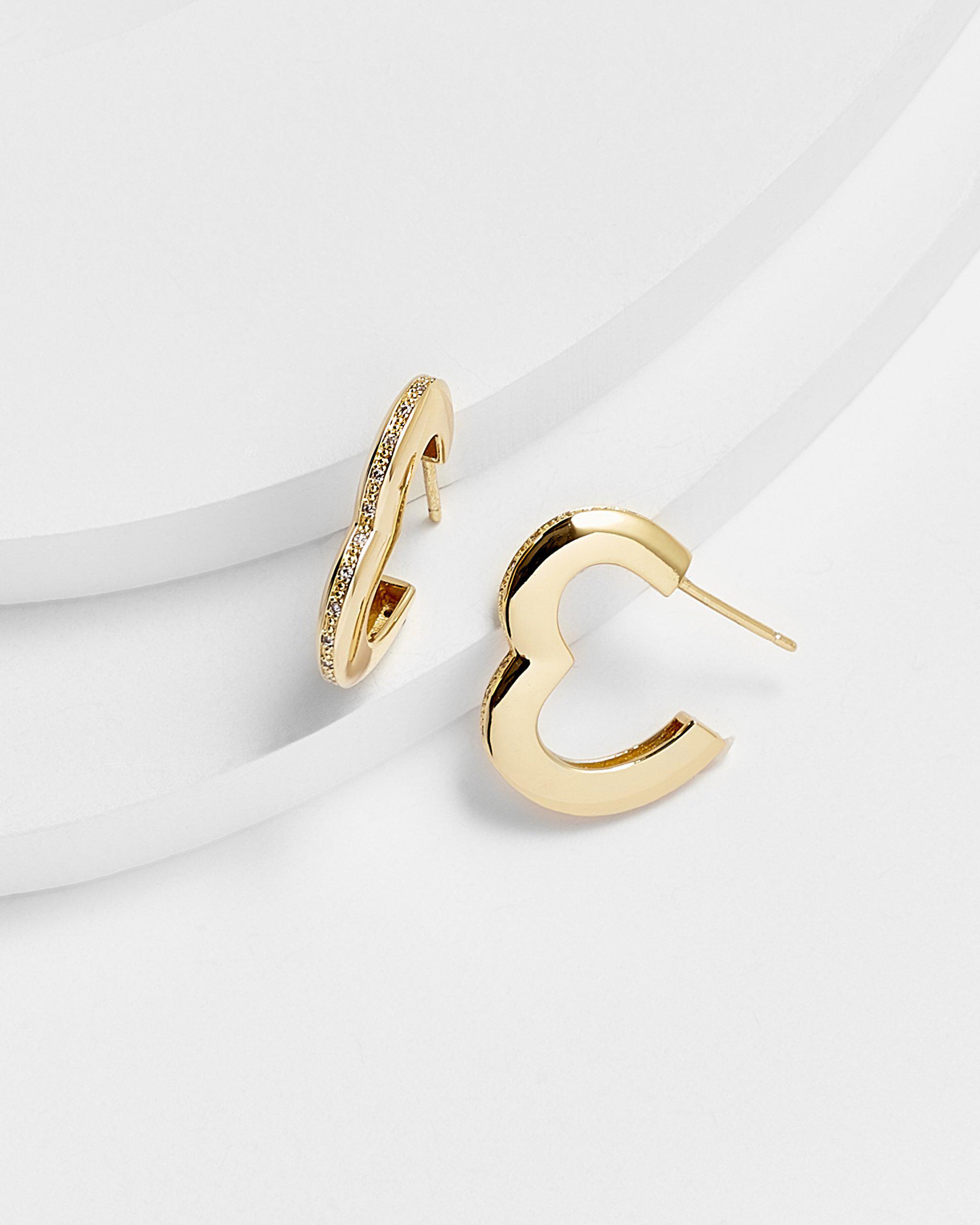 ELYSIA Heart Hoop Earrings