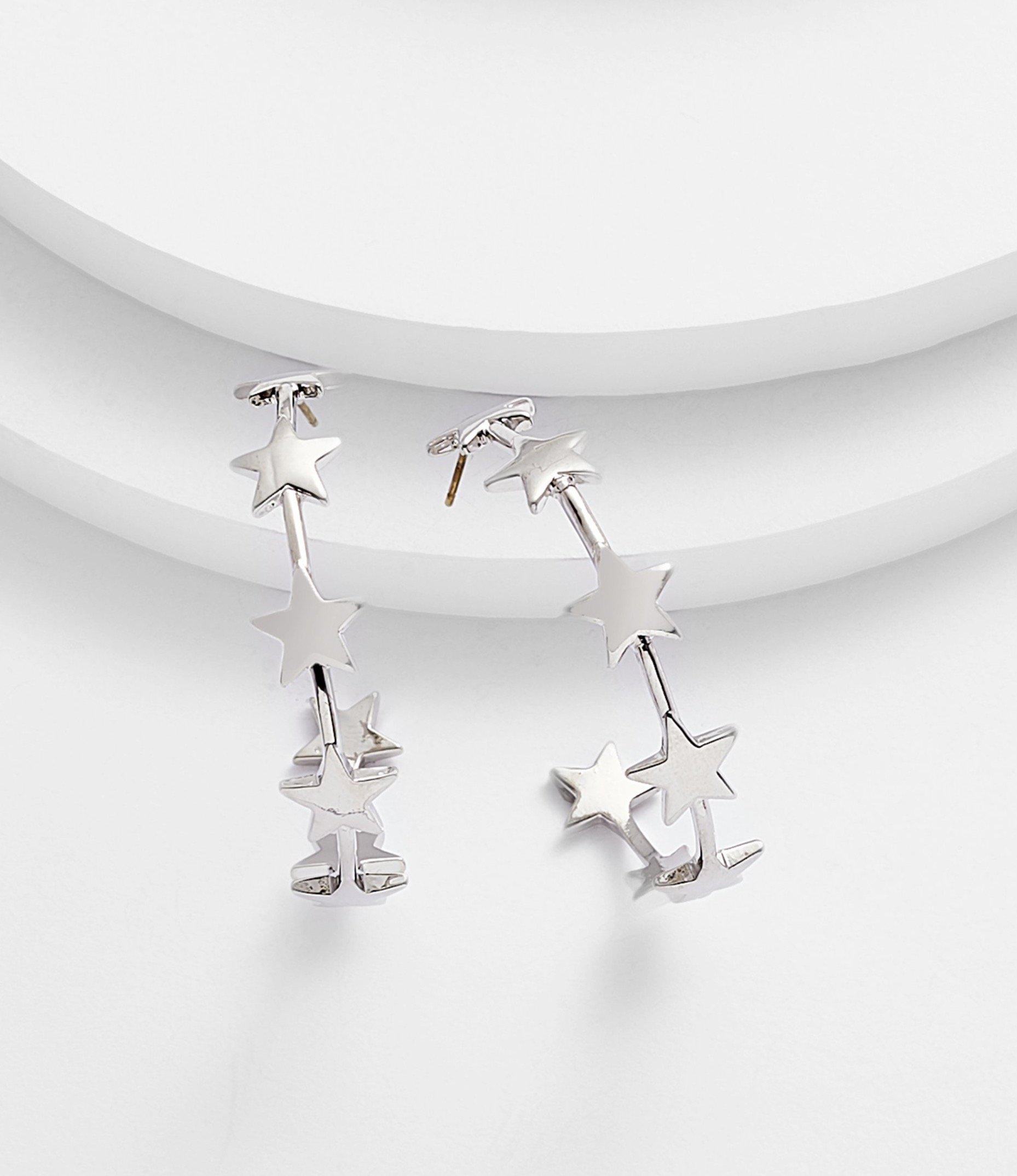 Angeline Medium Star Hoops