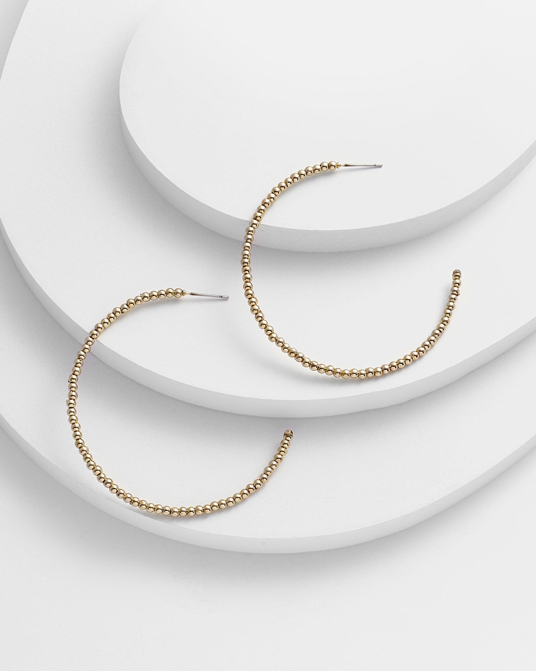 JIMENA Beaded Hoop Earrings