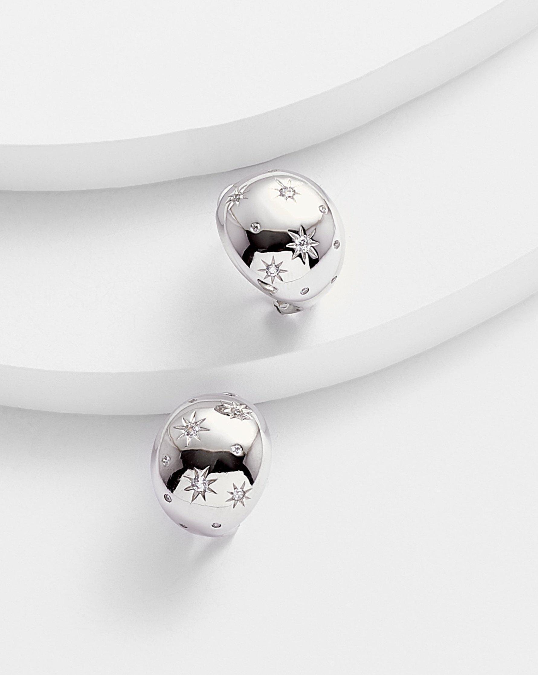 Aileen Stars Dome Earrings