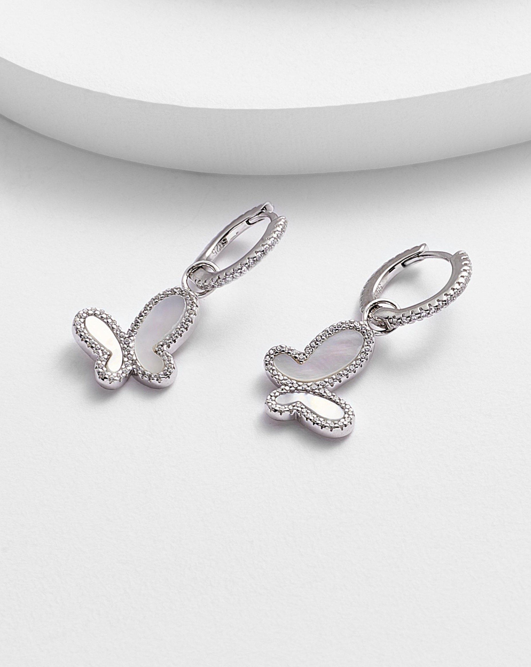 Faye Butterfly Ear Huggies