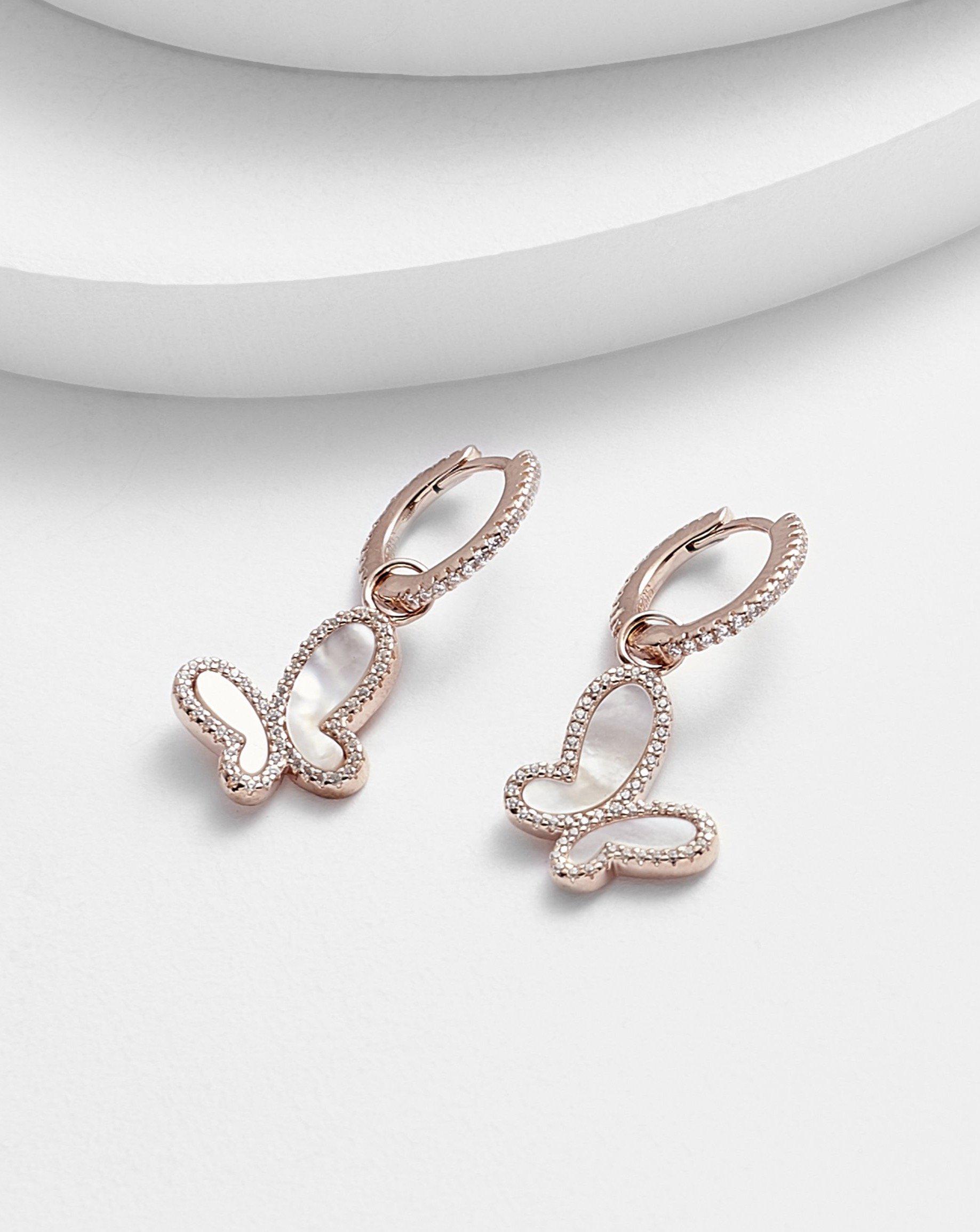 Faye Butterfly Ear Huggies