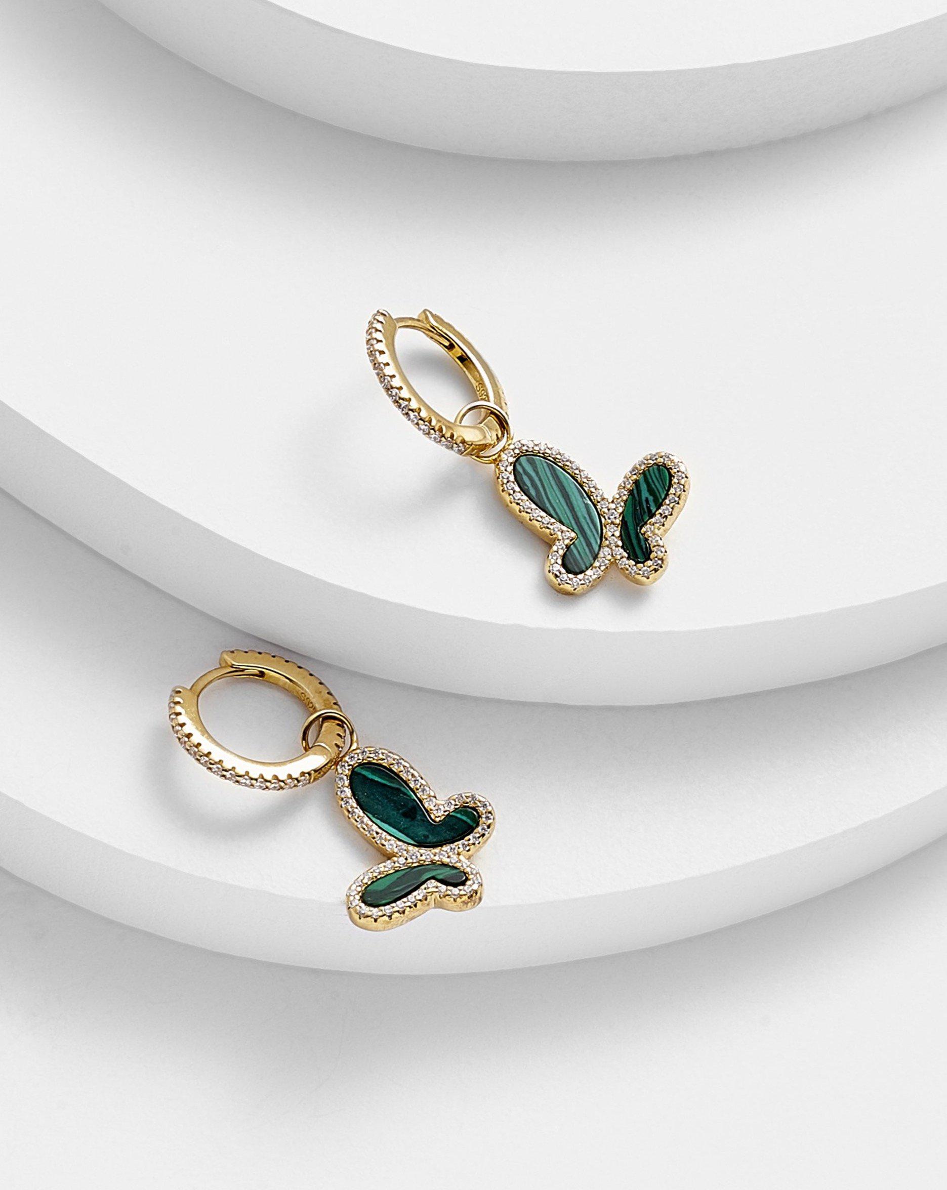 Faye Butterfly Ear Huggies