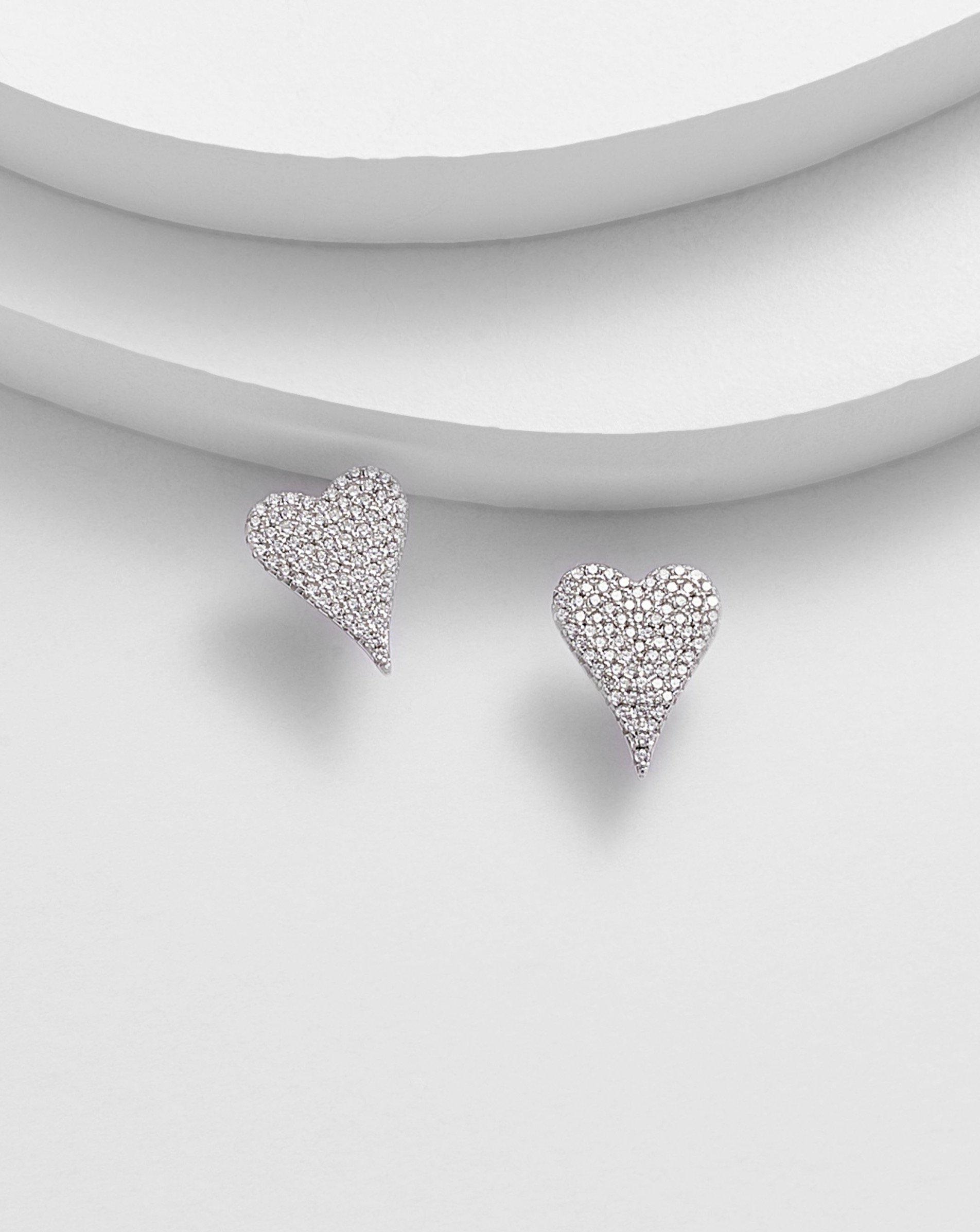 TAYLA Heart Stud Earrings