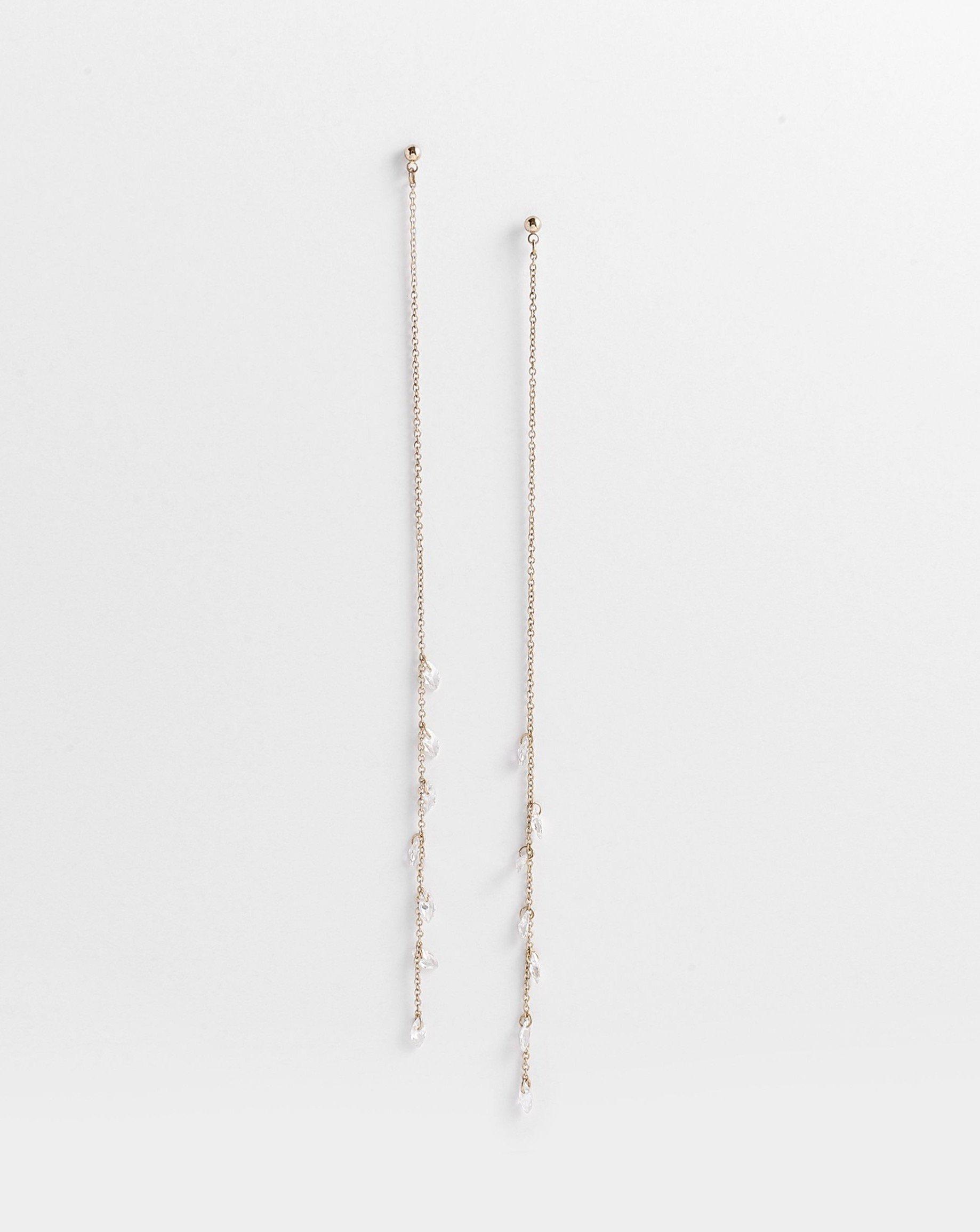 Layla Earrings with Marquise Diamonettes