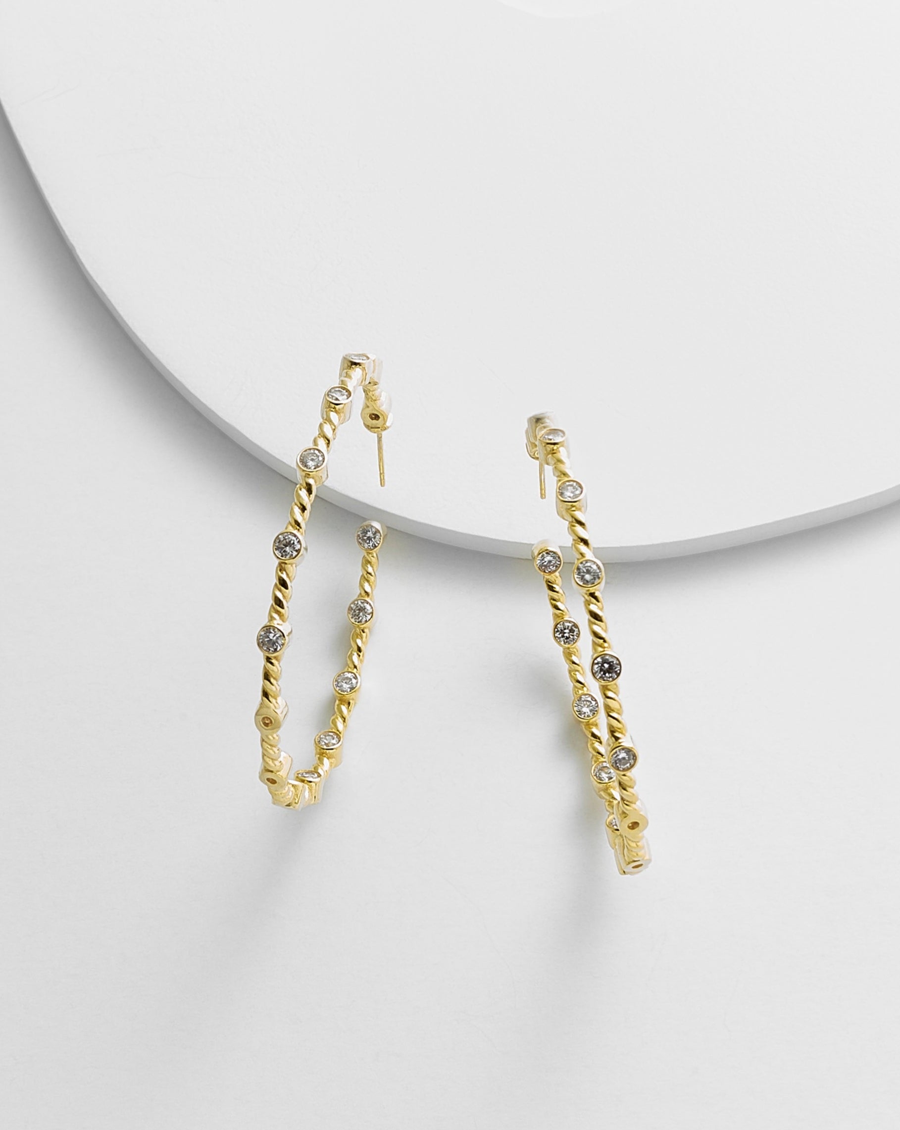 Alice Rope Hoop Earrings