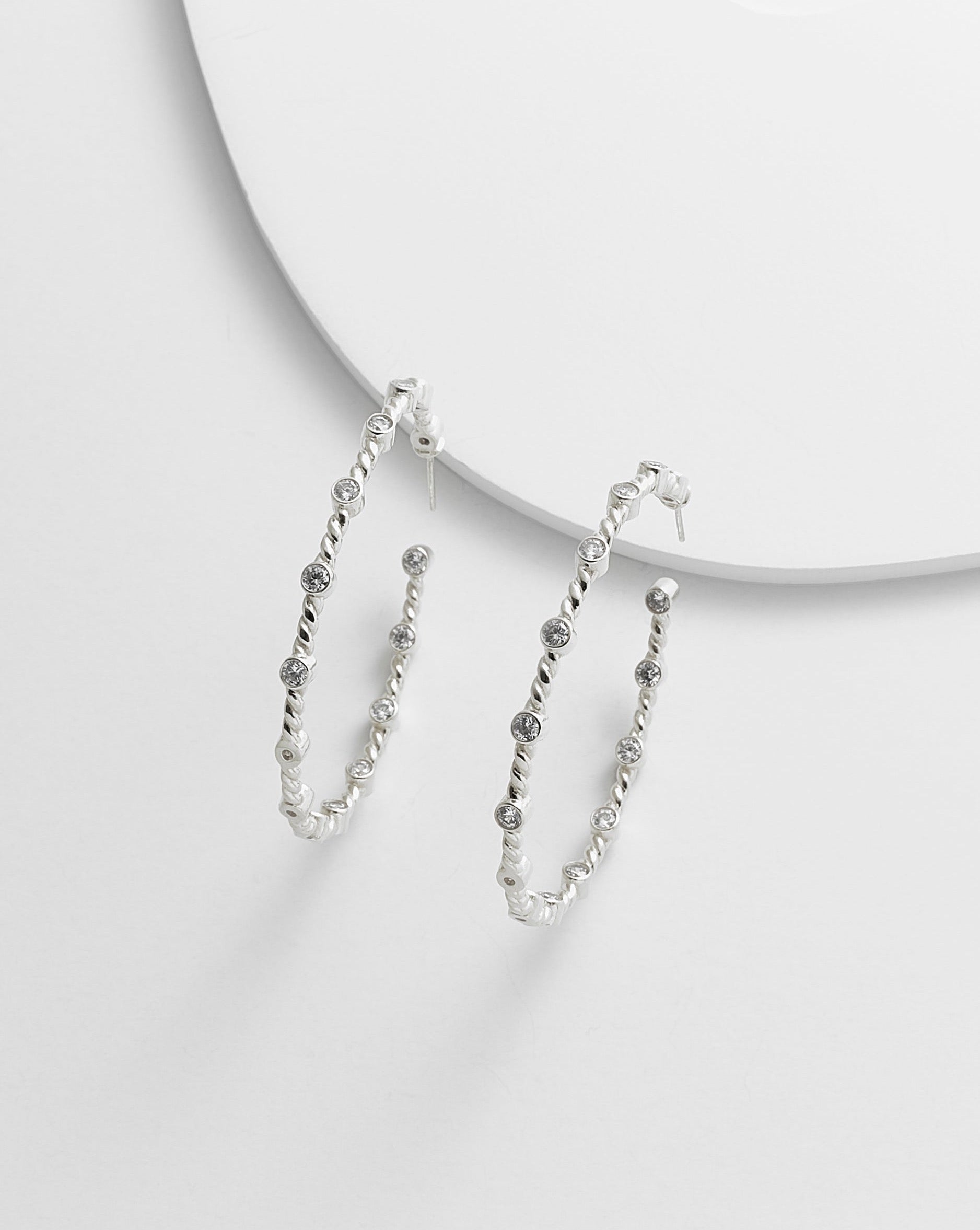 Alice Rope Hoop Earrings