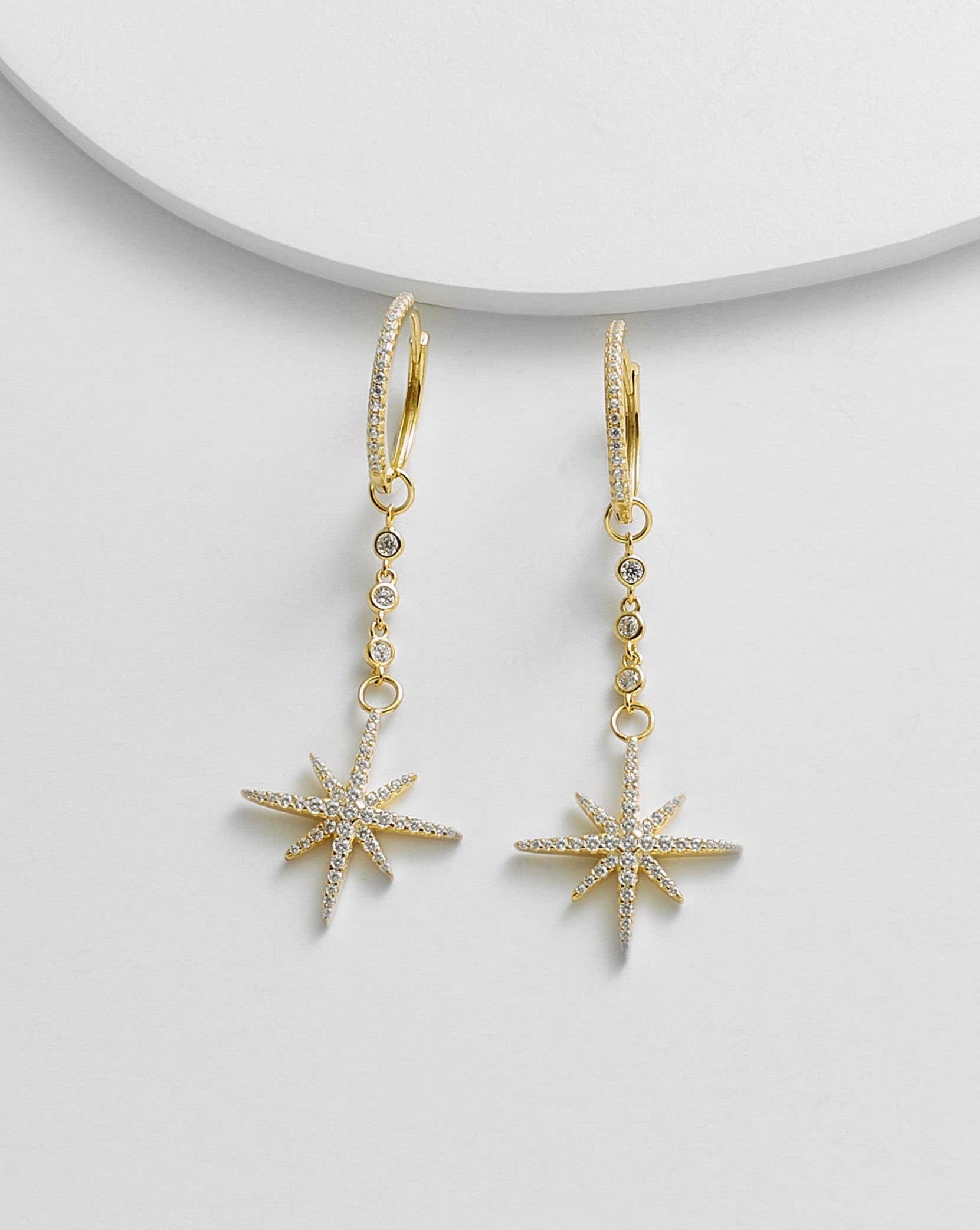 Andrea Star Drop Earrings