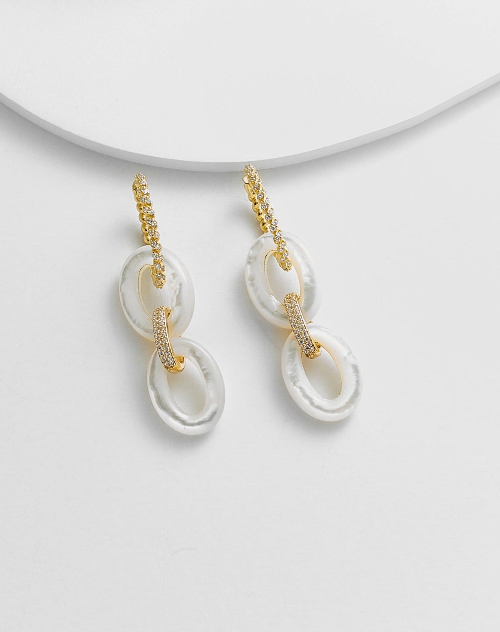 CHERYL Mother of Pearl Link Set
