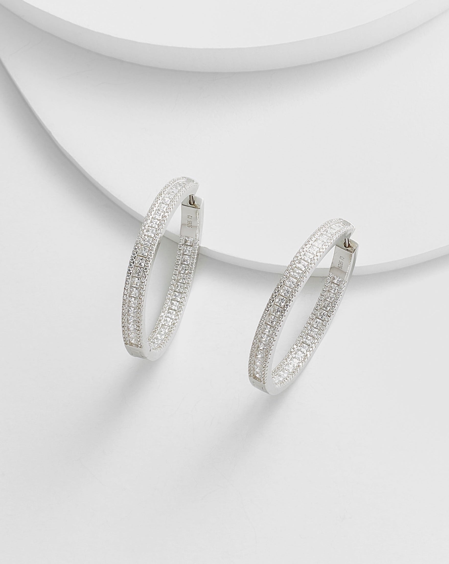 Christina Baguette Hoops