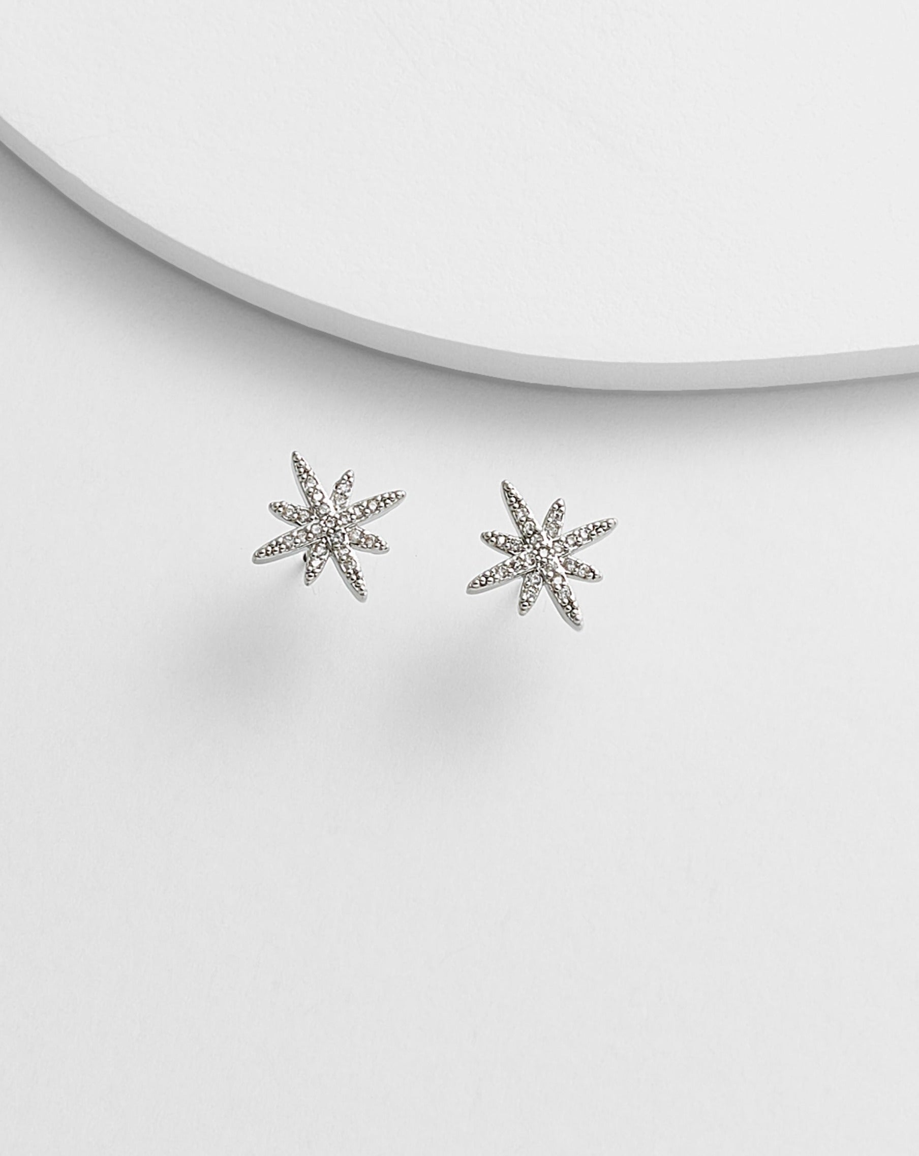 Scarlet Star Ear Studs