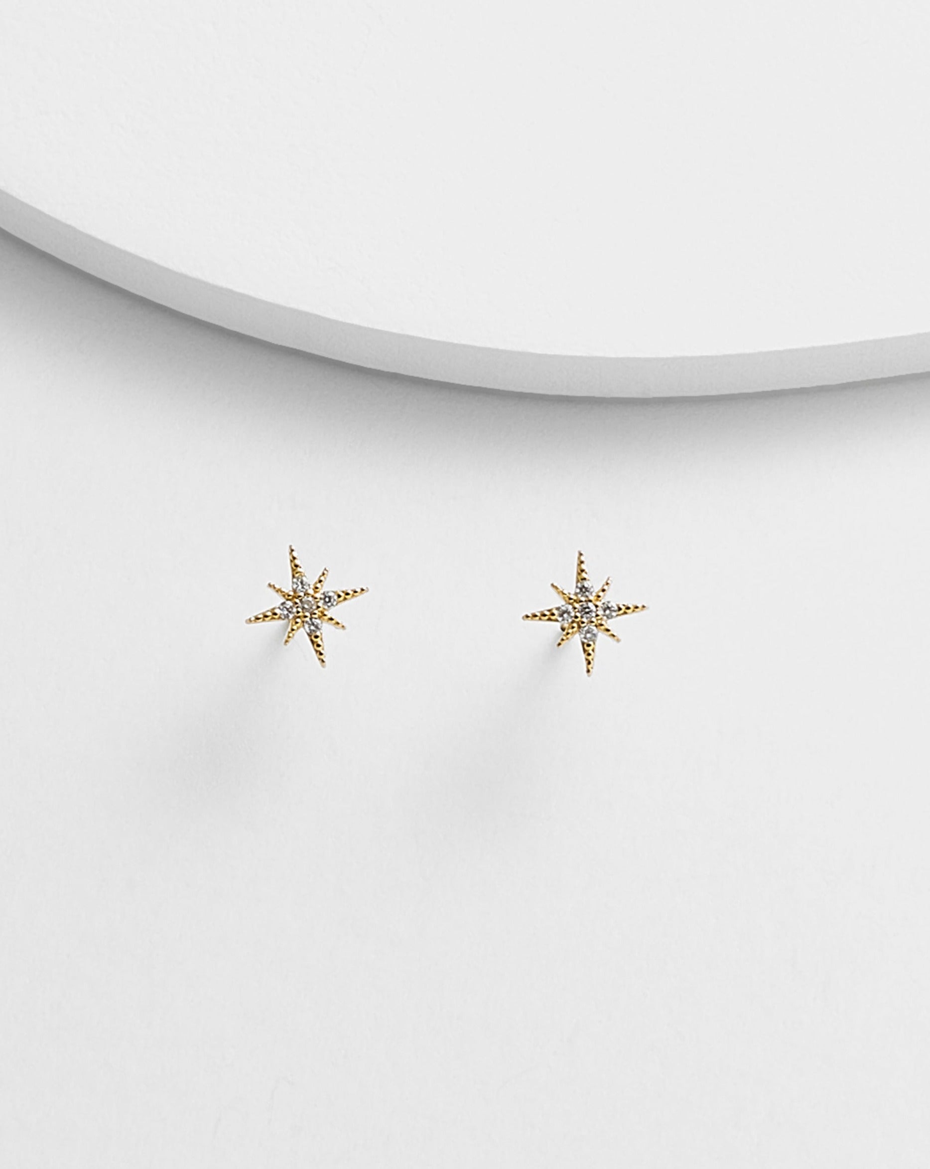 Scarlet Star Ear Studs