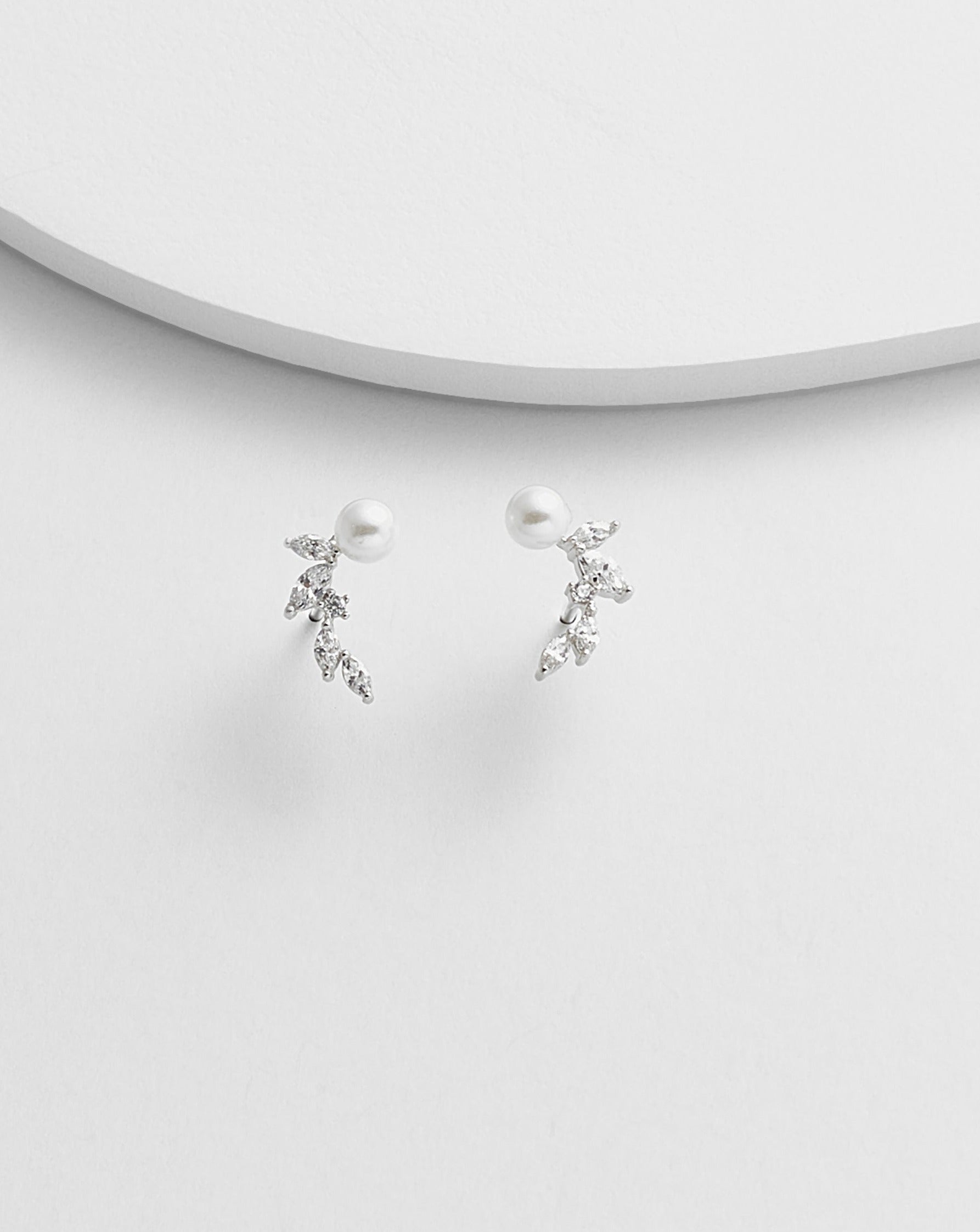 Avery Ear Crawler Stud Earrings