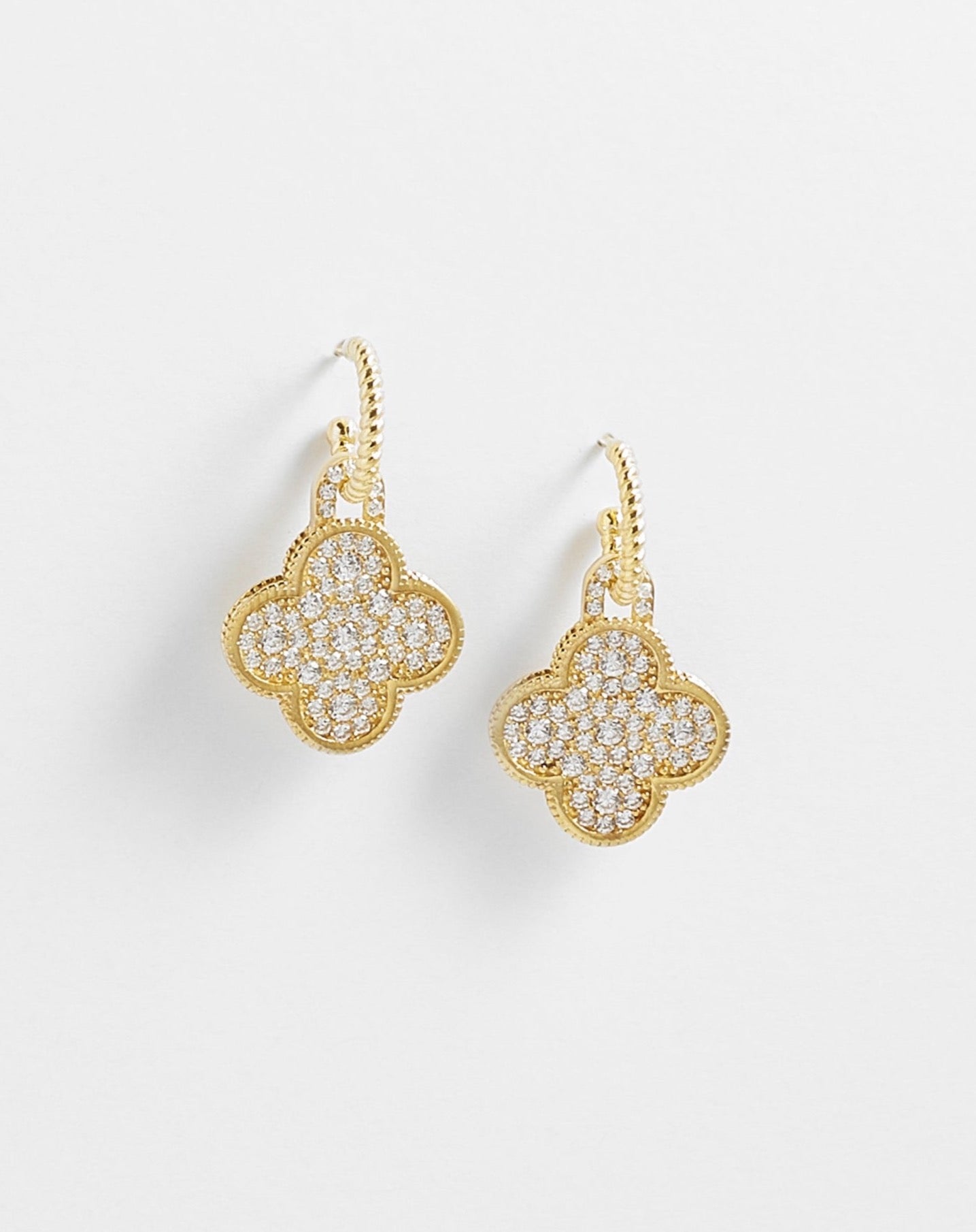 Mia Clover Drop Earrings