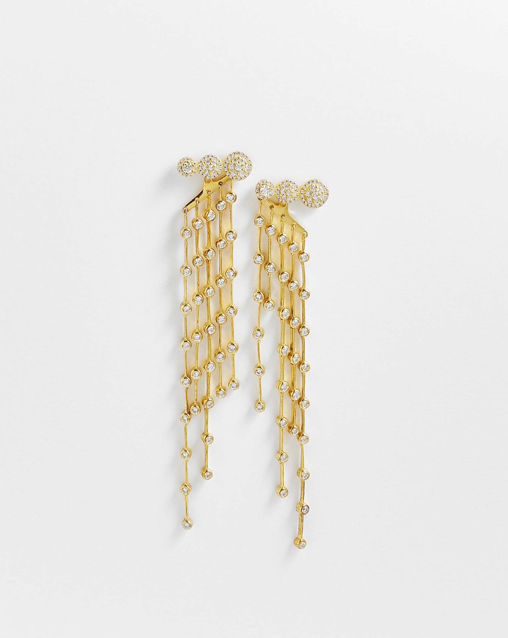Chrysler Waterfall Tassle Earrings