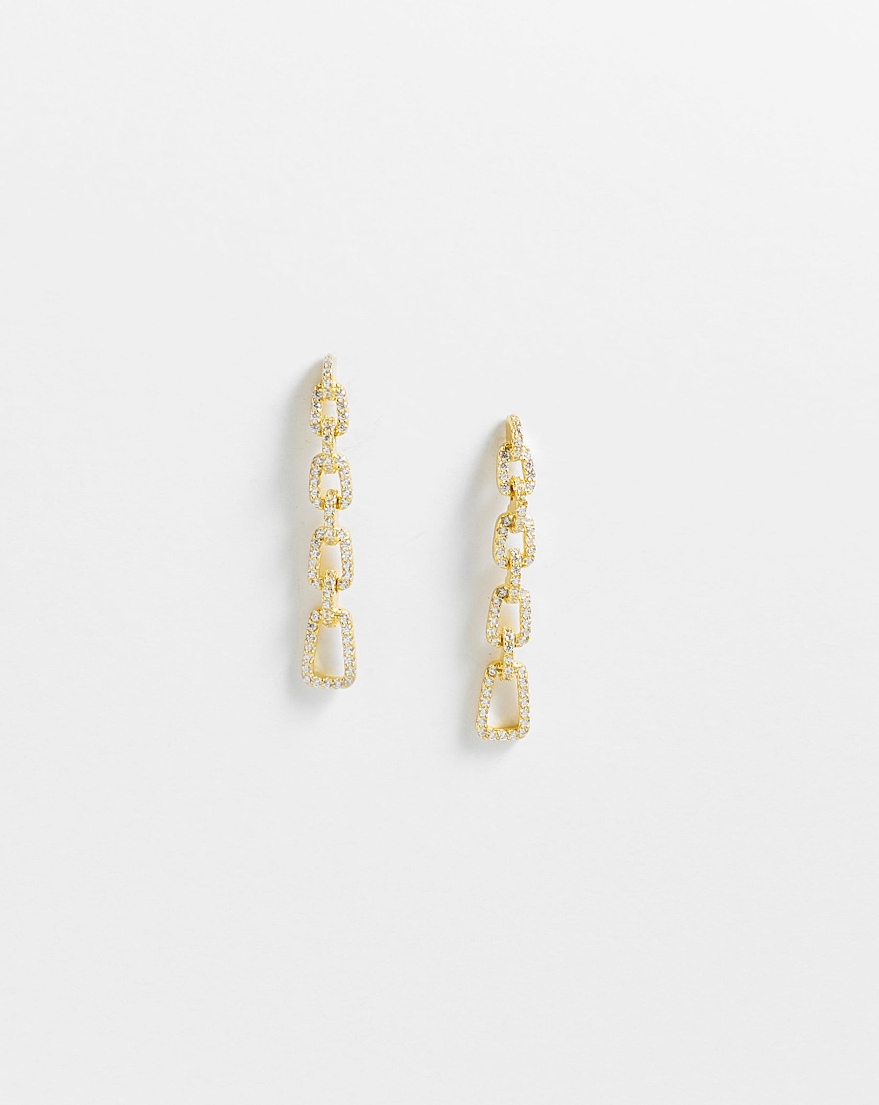 Alyce Dangling Chain Earrings