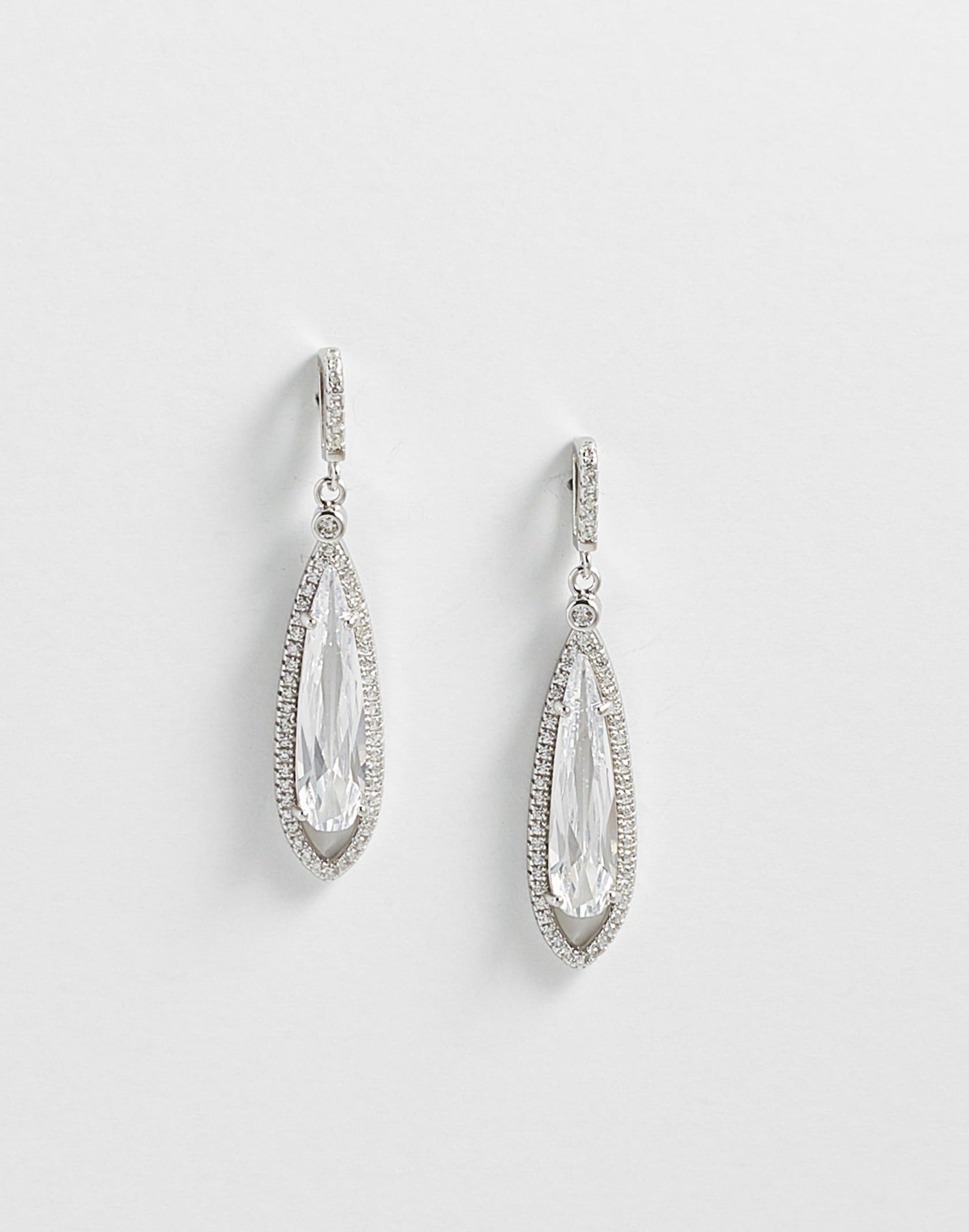 Elizabeth Pear Shape Dangle Earrings