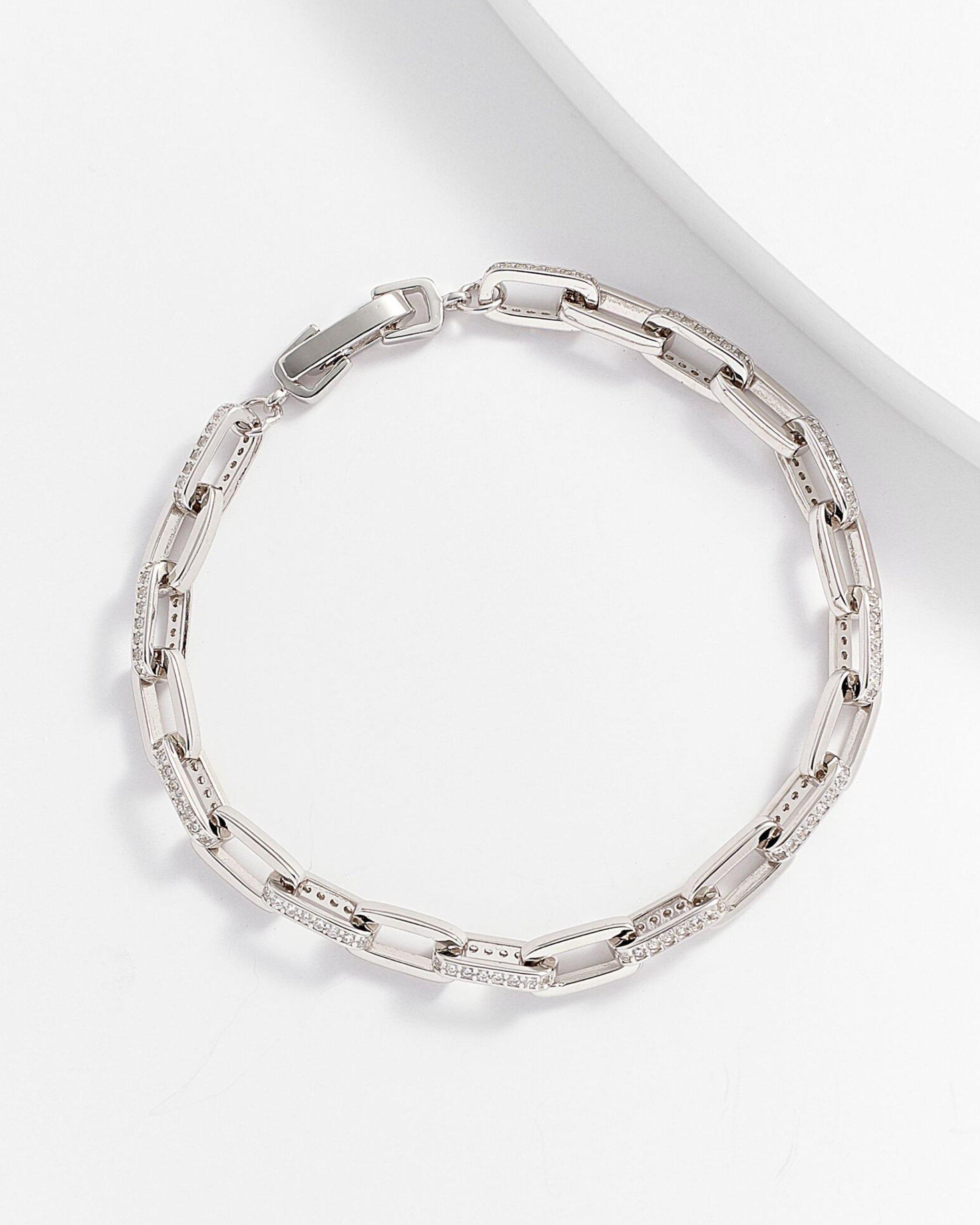 Ebba Classy Gold Chain Link Bracelet