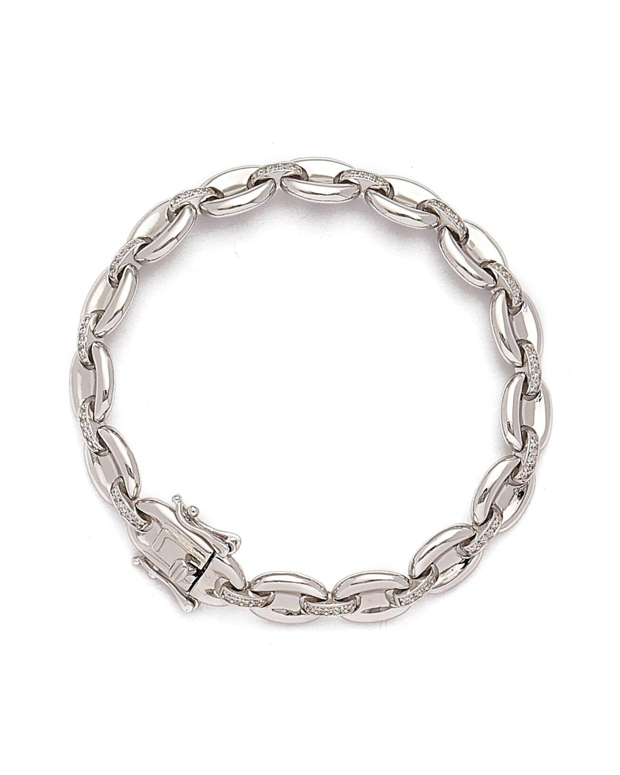 Gina Puffed Mariner Gold Chain Link Bracelet